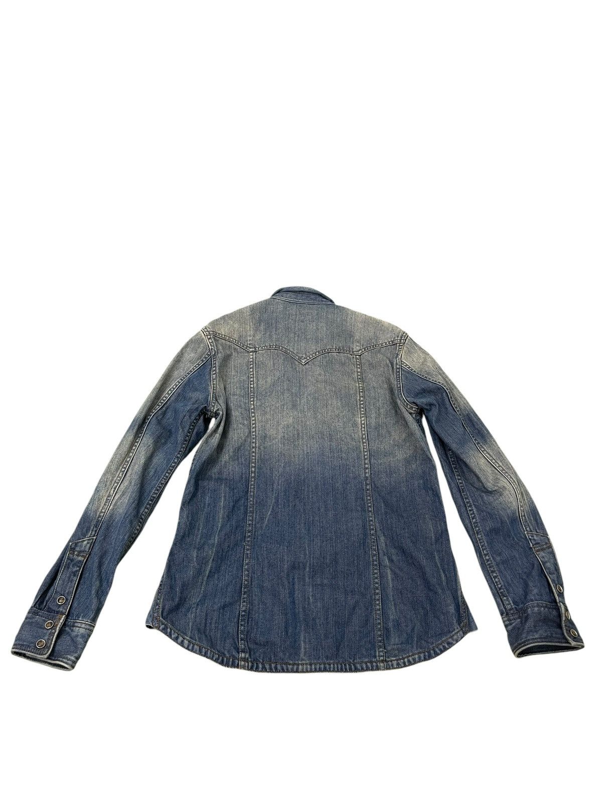 Japanese Brand Western Denim Shirt Nicole Club Japan Faded Slim 5🟩9 Size US S / EU 44-46 / 1 - 8 Thumbnail