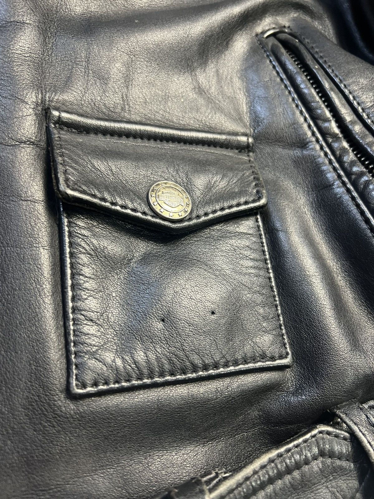 Harley Davidson HARLEY DAVIDSON vintage leather jacket Size US M / EU 48-50 / 2 - 6 Thumbnail