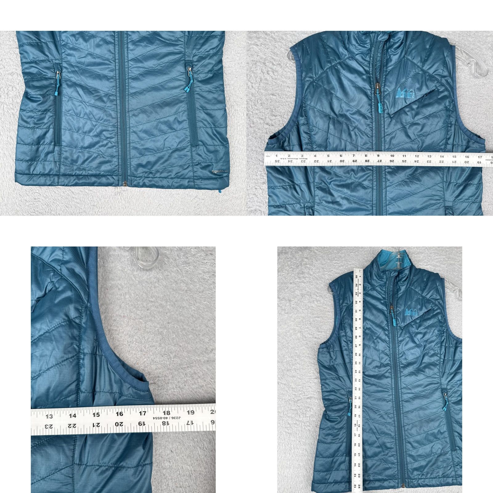 Vintage REI Vest Womens Small Blue Primaloft Insulated Lightweight Zip Puffer Outdoor Vest Size S / US 4 / IT 40 - 8 Thumbnail