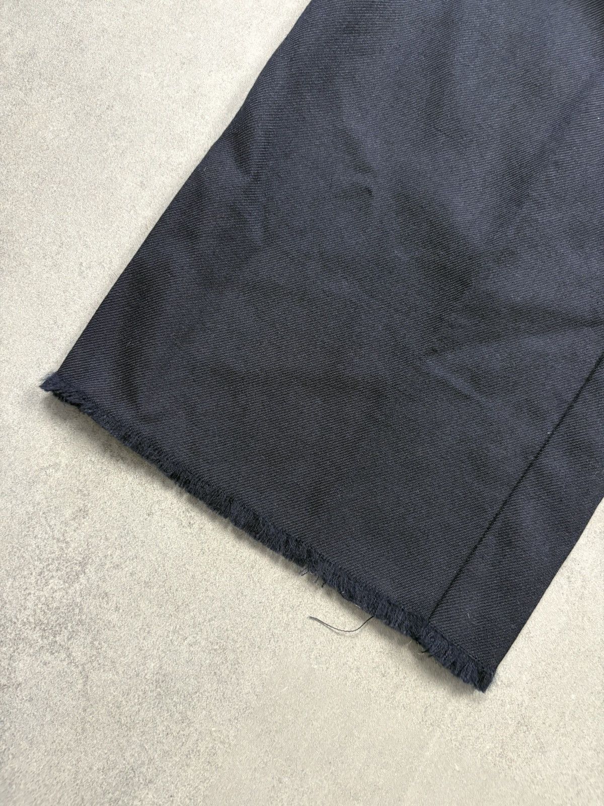 Burberry Burberry Avant-Garde Wool Trousers Curved Pockets Raw Hem 50 Size US 34 / EU 50 - 6 Thumbnail