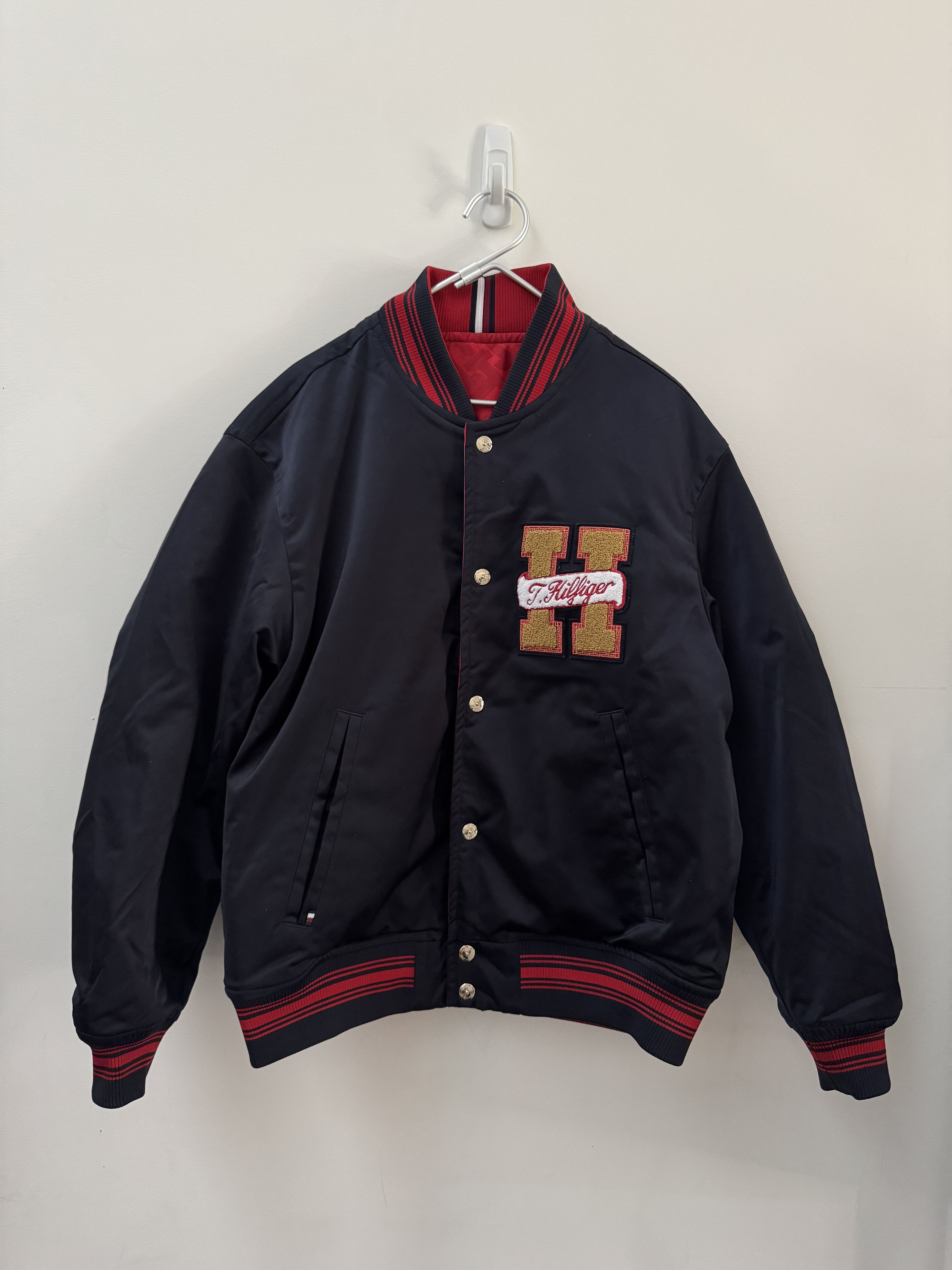 Tommy Hilfiger TOMMY HILFIGER LNY Reversible Bomber Jacket Size US M / EU 48-50 / 2 - 1 Thumbnail