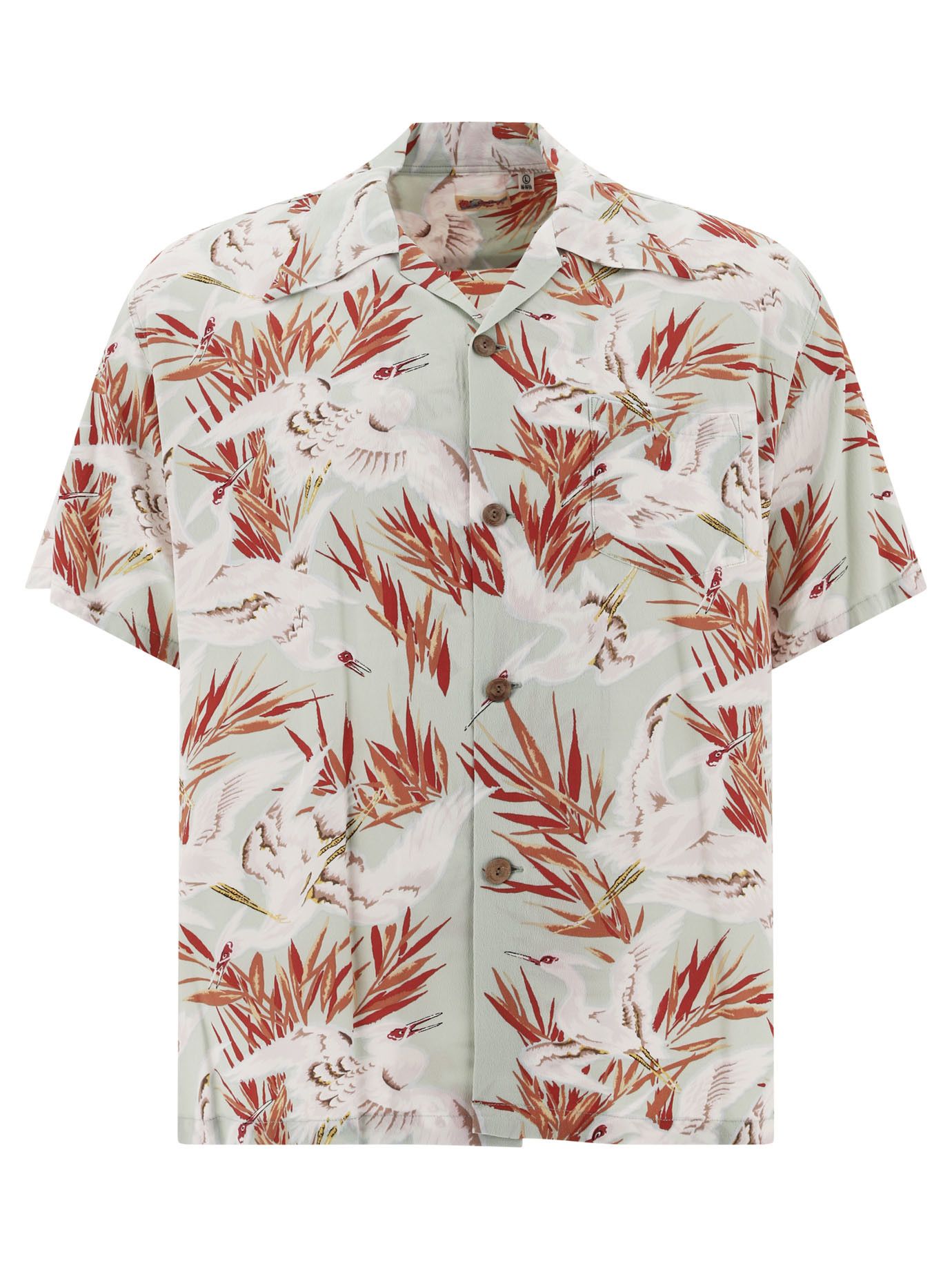 Sun Surf White Egret Shirt Size US M / EU 48-50 / 2 - 1 Thumbnail