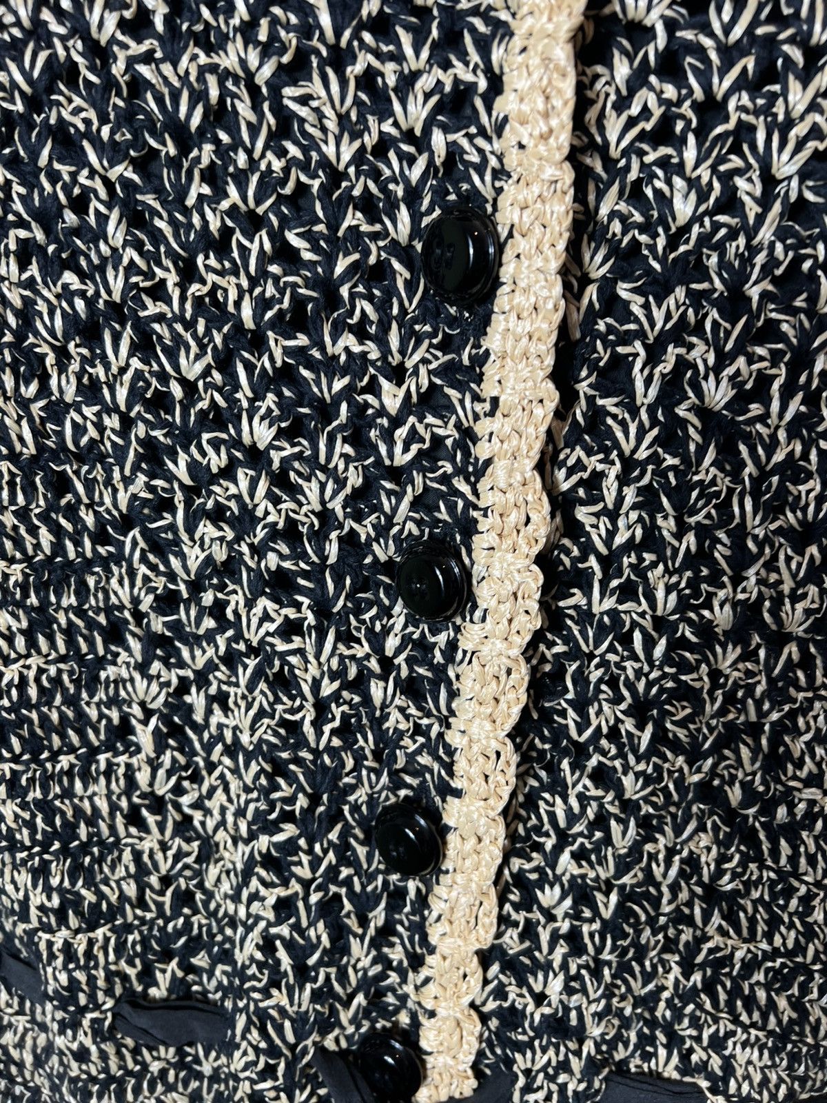 Moschino Vintage Moschino Cheap And Chic Cotton And Straw Dress Size XS / US 0-2 / IT 36-38 - 6 Thumbnail