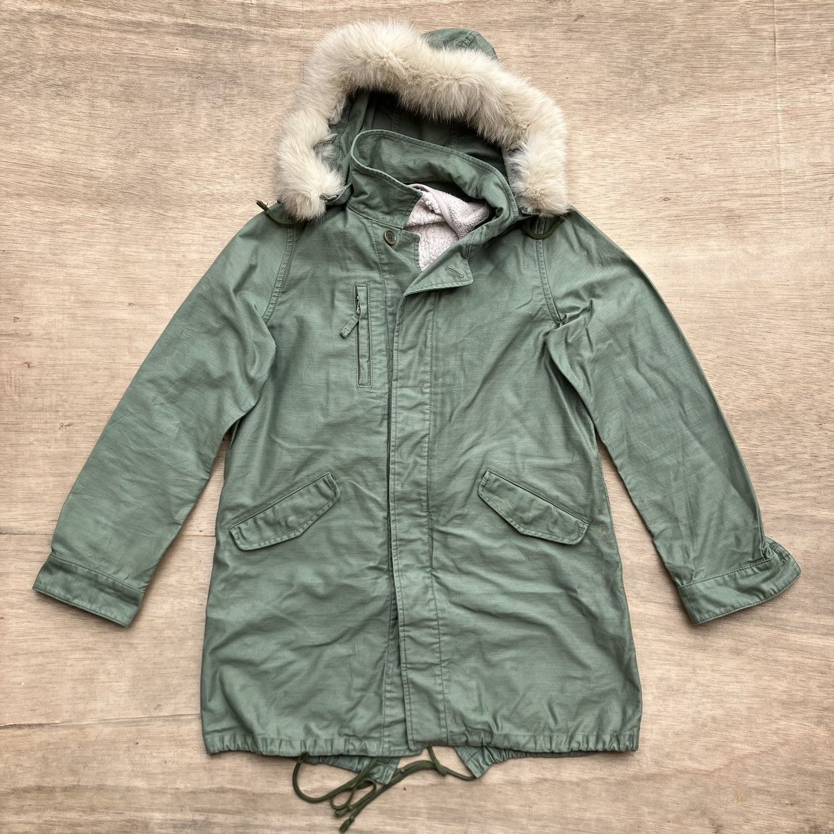 Other SPIOKANDSPAN FISHTAIL OLIVE GREEN JACKET Size M / US 6-8 / IT 42-44 - 1 Thumbnail