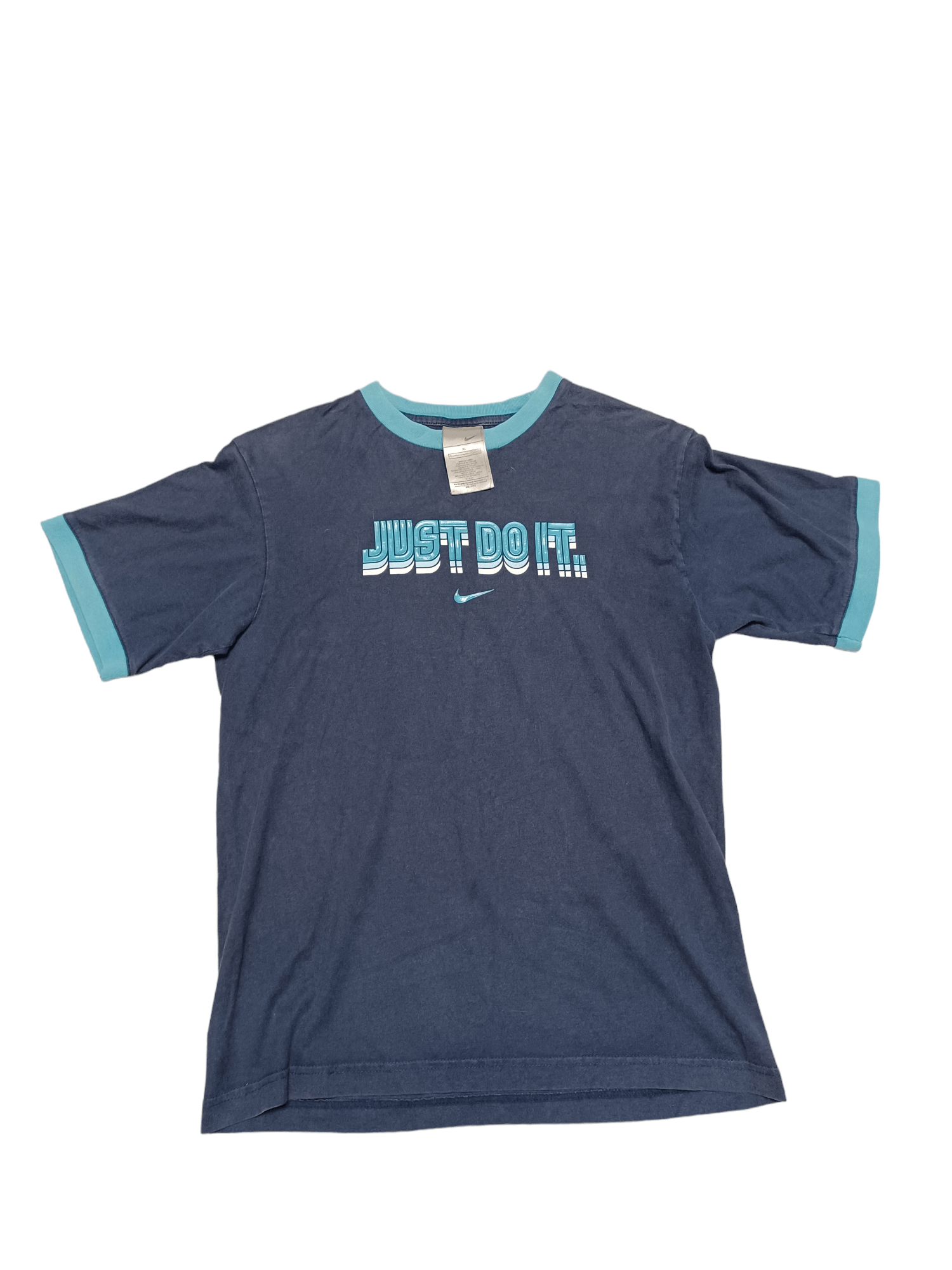Nike 90S VINTAGE JUST DO IT NIKE BOGLOGO TEE Size US M / EU 48-50 / 2 - 1 Thumbnail
