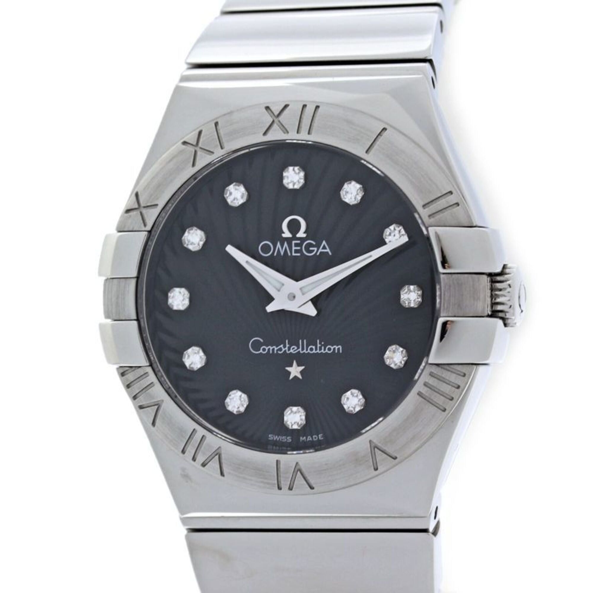 Omega OMEGA Constellation Polished 12-Diamond Watch 123.10.27.60.51.002 Women's Stainless Steel 40353 Size ONE SIZE - 1 Thumbnail