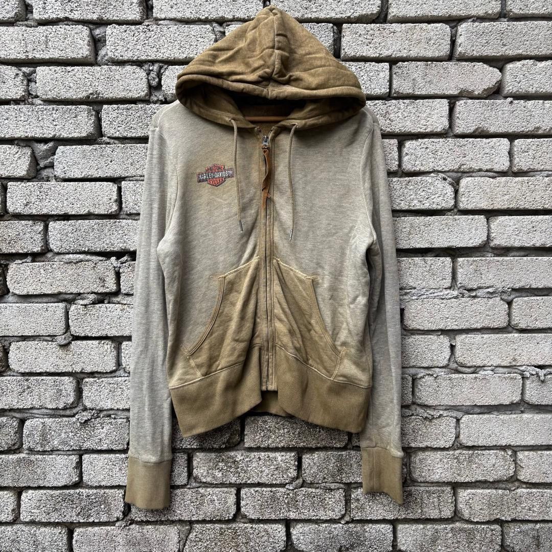 Harley Davidson Harley Davidson Full Zip Hoodie Rare Colour Size M / US 6-8 / IT 42-44 - 1 Thumbnail