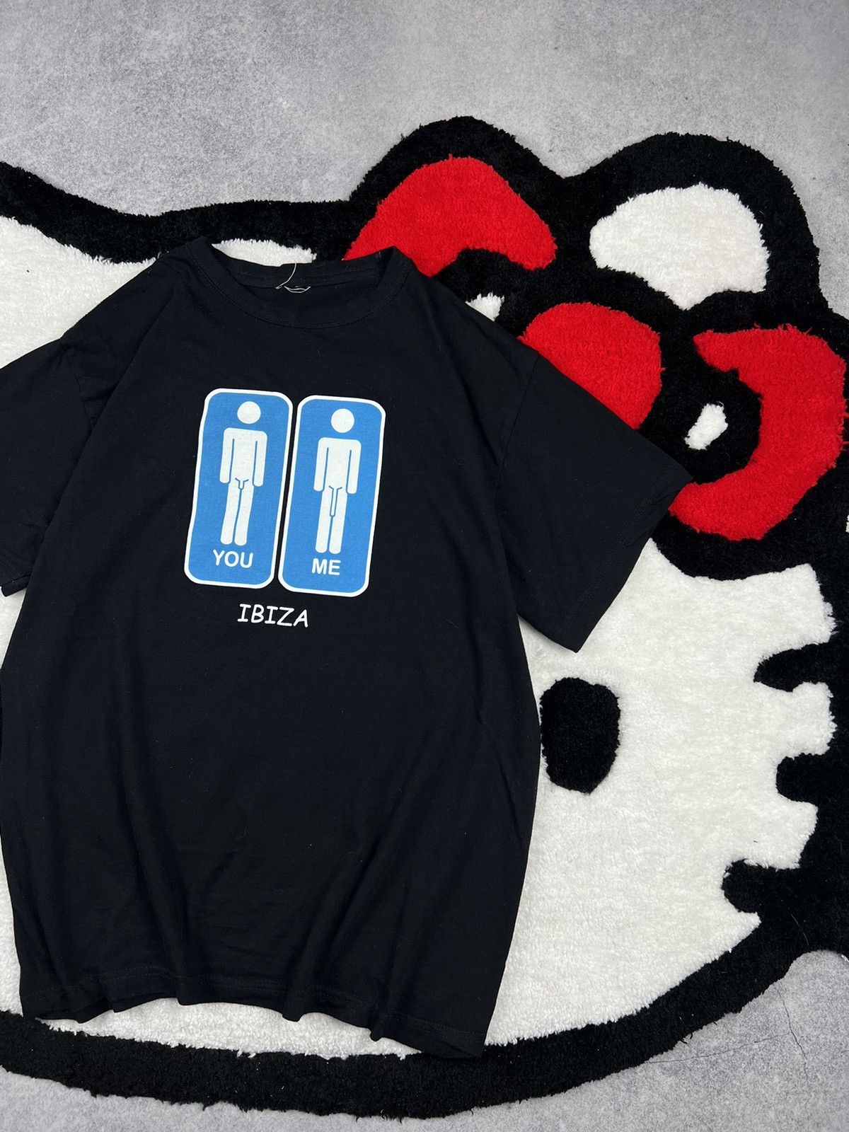 Vintage Crazy Y2K Vintage Humor Ibiza You Me Adult Japanese Tee Size US M / EU 48-50 / 2 - 4 Thumbnail