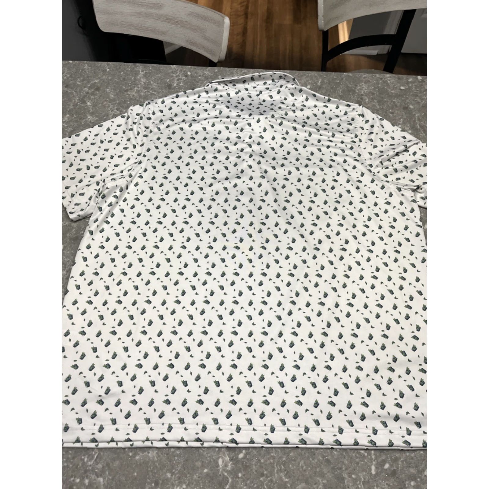 Southern Proper Southern Propper Polo Mens XL Golf Shirt Mojito Pattern Cocktail GUC Size US XL / EU 56 / 4 - 6 Thumbnail
