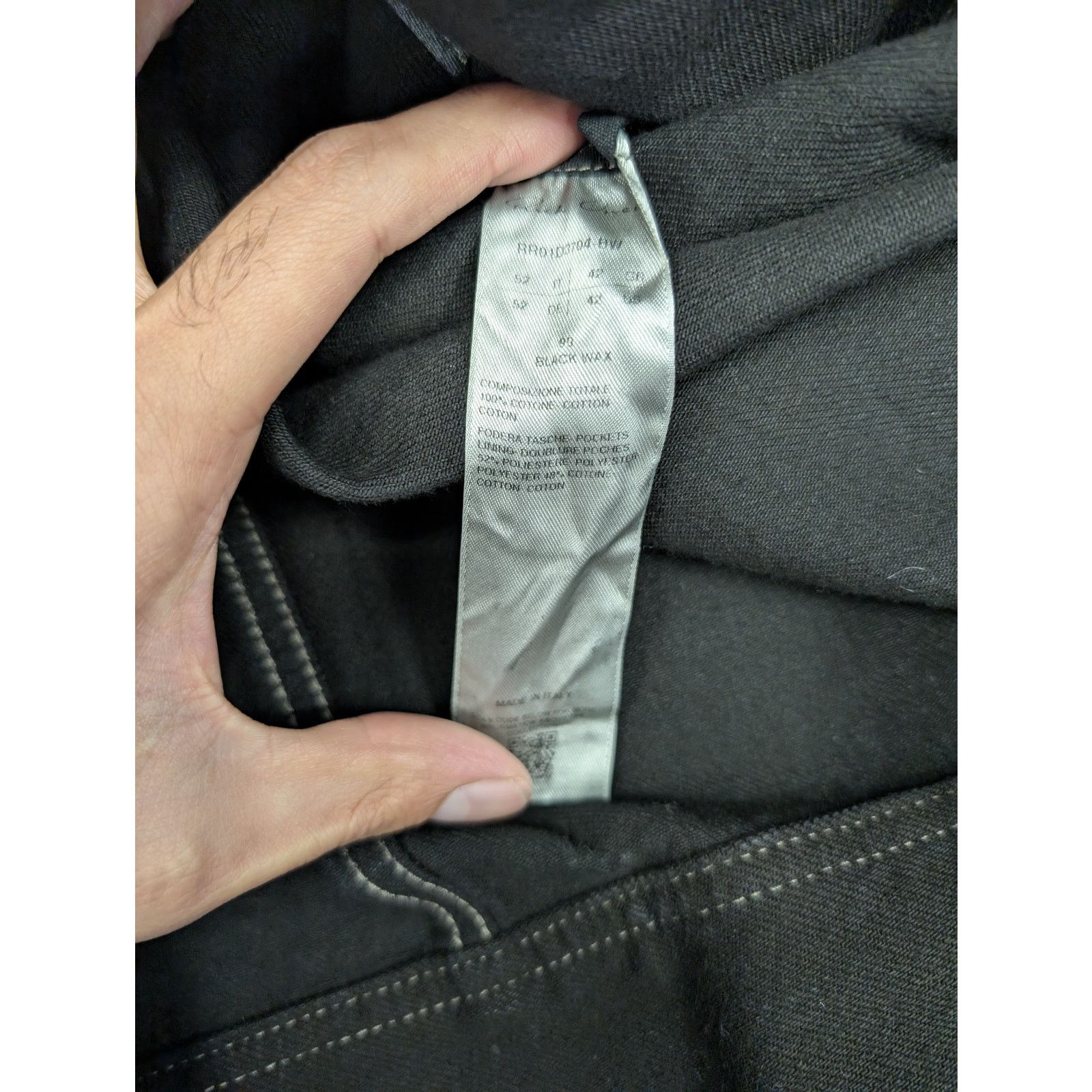 Rick Owens o1rshd1 Lido Worker Jacket in Black Wax Size US L / EU 52-54 / 3 - 14 Thumbnail