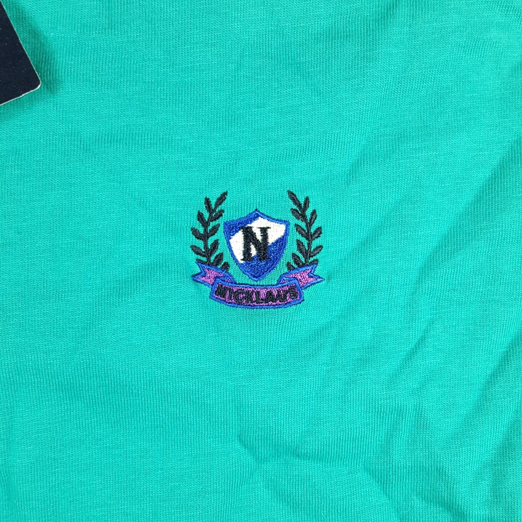 Vintage VINTAGE Jack Nicklaus Polo Shirt Teal Men L Short Sleeve Collared Button Polo Shirt Size US L / EU 52-54 / 3 - 4 Thumbnail