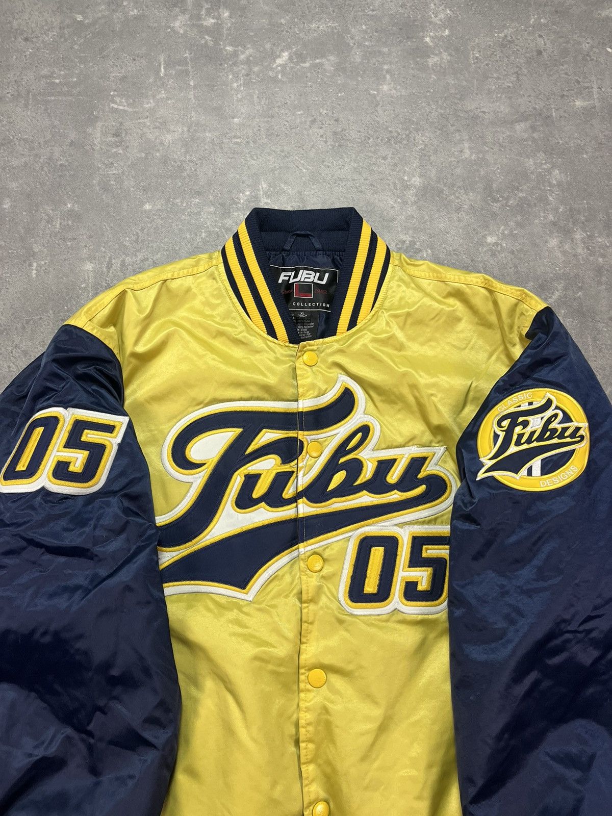 Fubu 90s Fubu Vintage Big Logo Made OG Bomber Jacket XL XXL Rare Size US XL / EU 56 / 4 - 6 Thumbnail