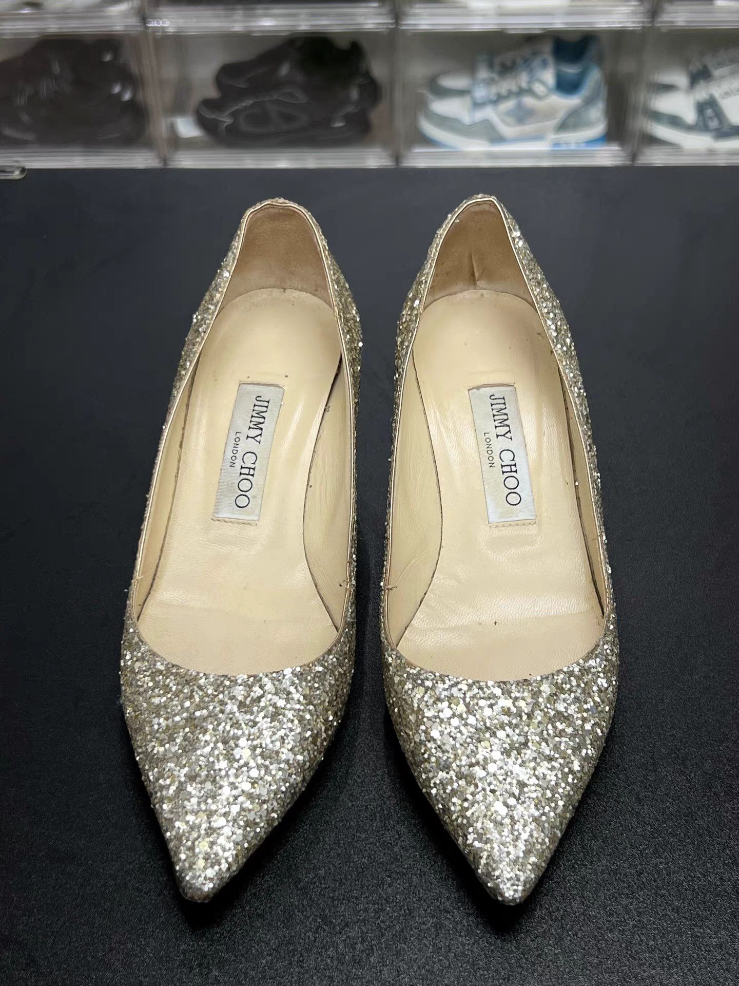 Jimmy Choo Jimmy Choo Sequin Heels K15 Size US 6 / IT 36 - 2 Thumbnail