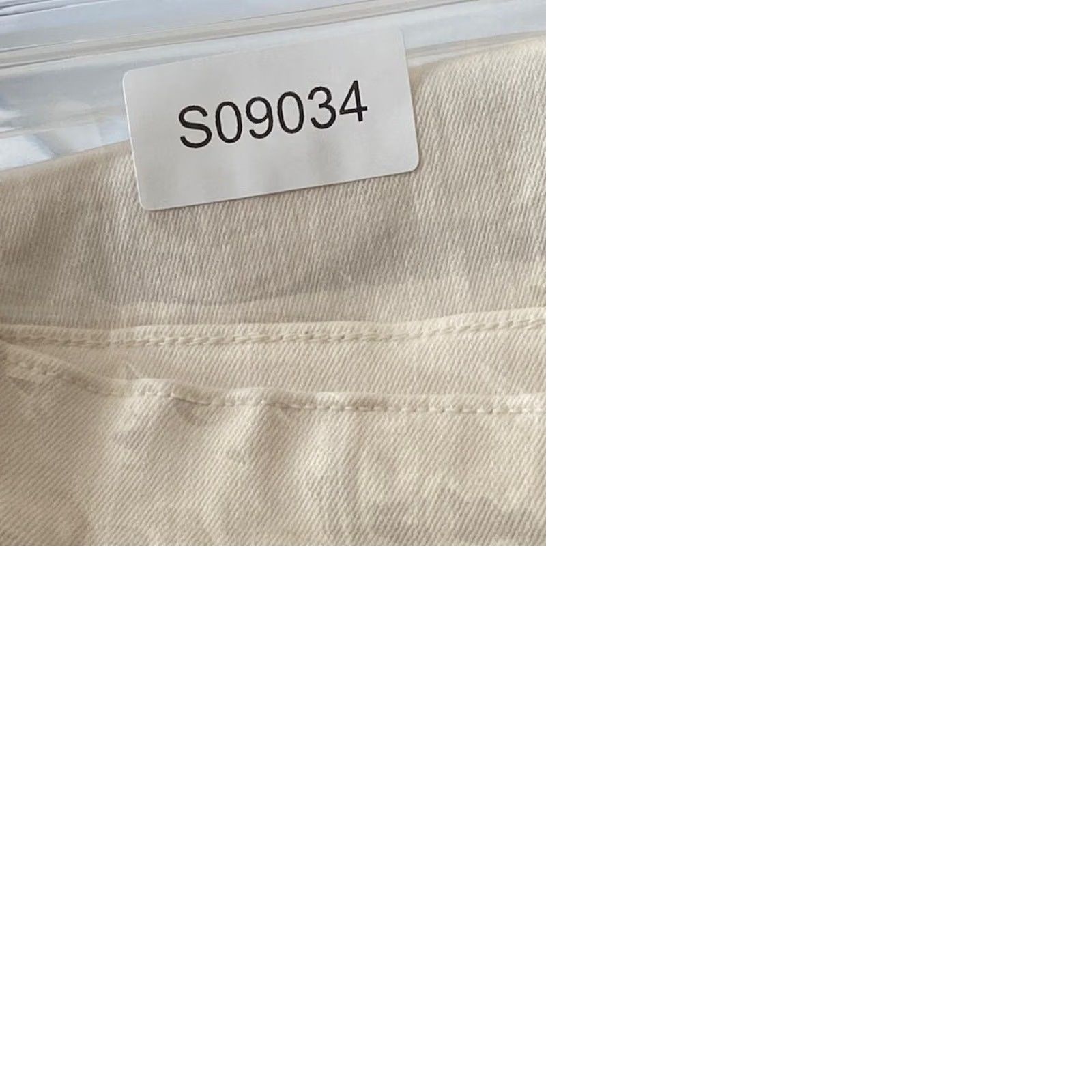 Express Express Womens Jeans Cream Denim Super High Rise Straight Leg Fringe Stretch 8 Size 30" / US 8 / IT 44 - 9 Thumbnail