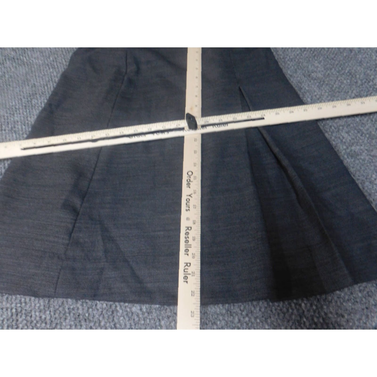 Gap Gap Womens Skirt 2 Blue A-line Zip Size 26" / US 2 / IT 38 - 4 Thumbnail
