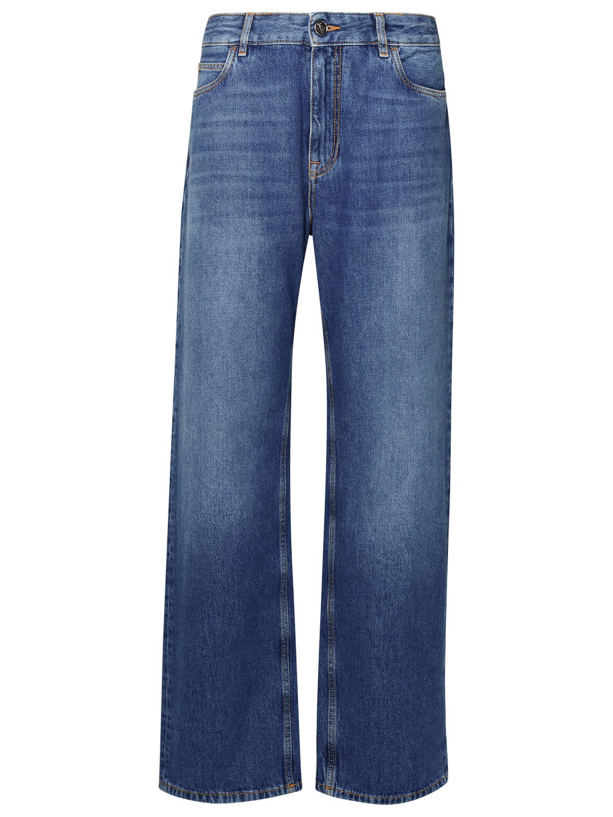 image of Etro Light Blue Cotton Jeans, Women's (Size 26)