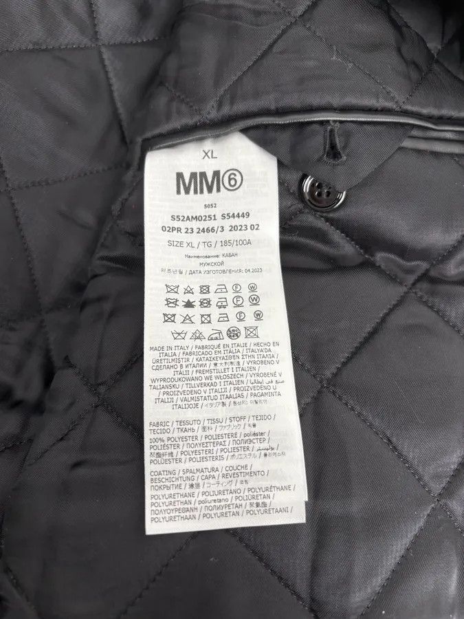 Maison Margiela FW2023 Maison Margiela Black Bomber Jacket Faux Leather Calendar Emboss Size XL Size US XL / EU 56 / 4 - 12 Thumbnail