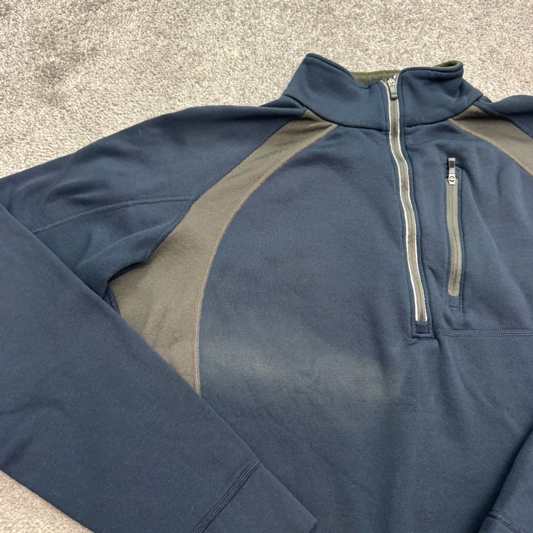 Vintage REI Co-Op Fleece 1/4 Zip Jacket Mens Large Blue Gray Outdoor Hiking Trekking Size US L / EU 52-54 / 3 - 7 Thumbnail