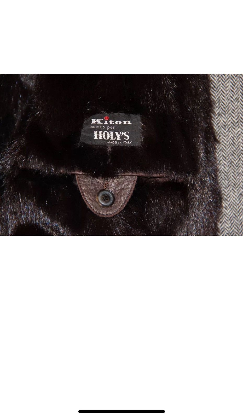 Kiton $57.000 Kiton 100% Vicuna Peru beaver mink coat. Size 52 7R Size US L / EU 52-54 / 3 - 3 Thumbnail