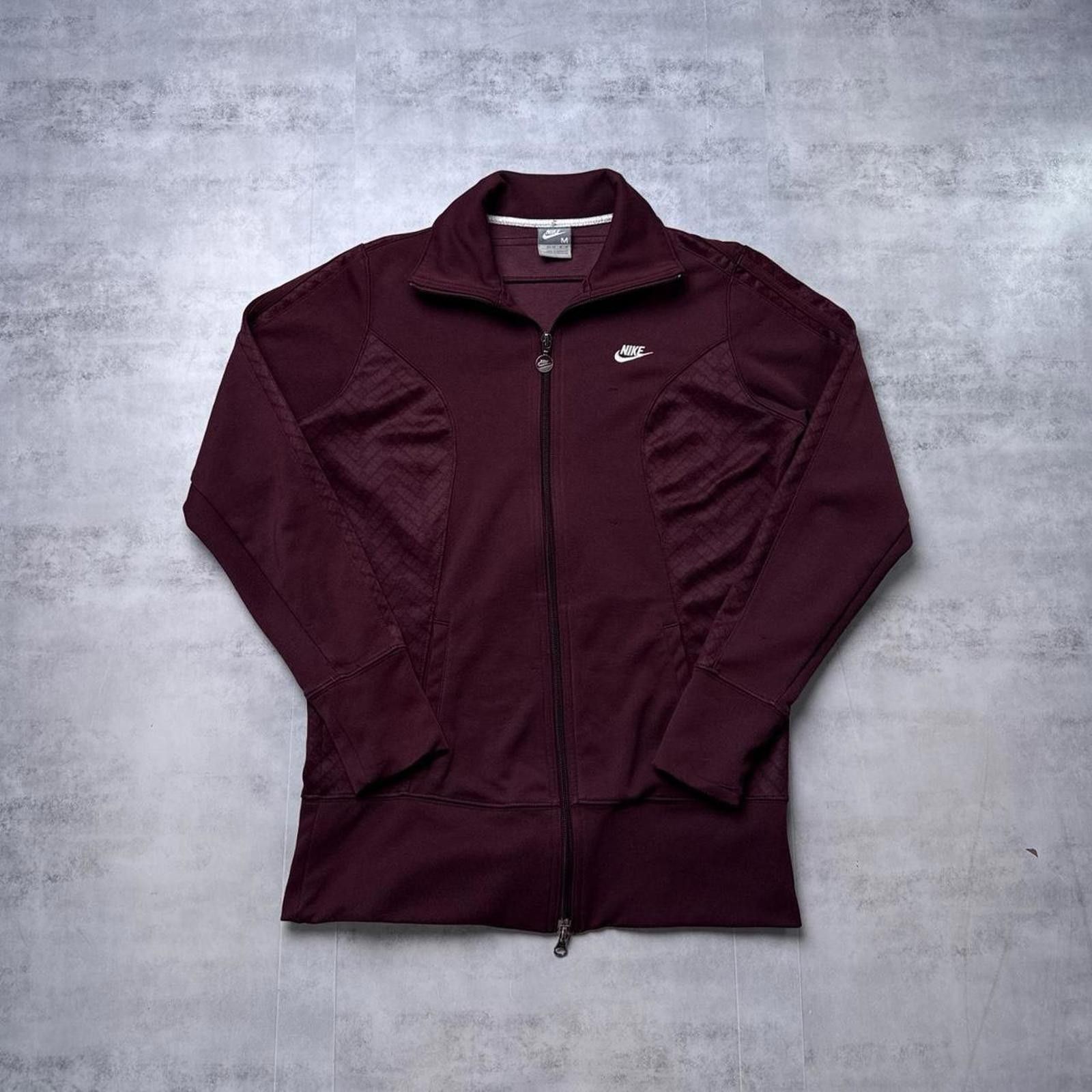 Nike Y2K Nike Purple Burgundy Zip Up Track Jacket Size M / US 6-8 / IT 42-44 - 1 Thumbnail