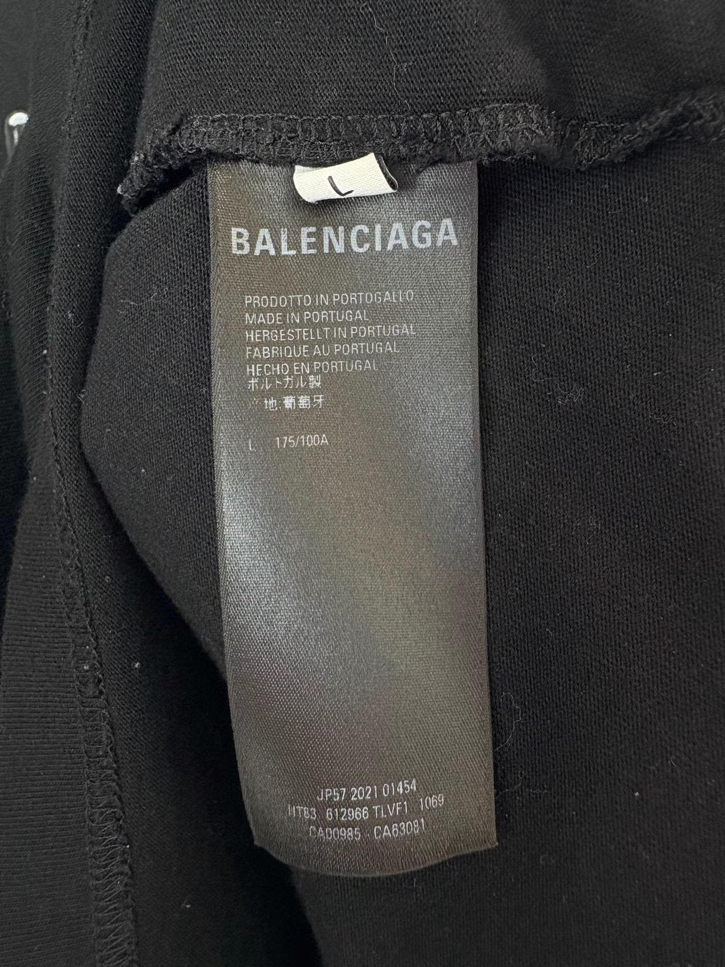 Balenciaga Balenciaga Jelly Graffiti LOGO Short Sleeve K1 Size US L / EU 52-54 / 3 - 5 Thumbnail