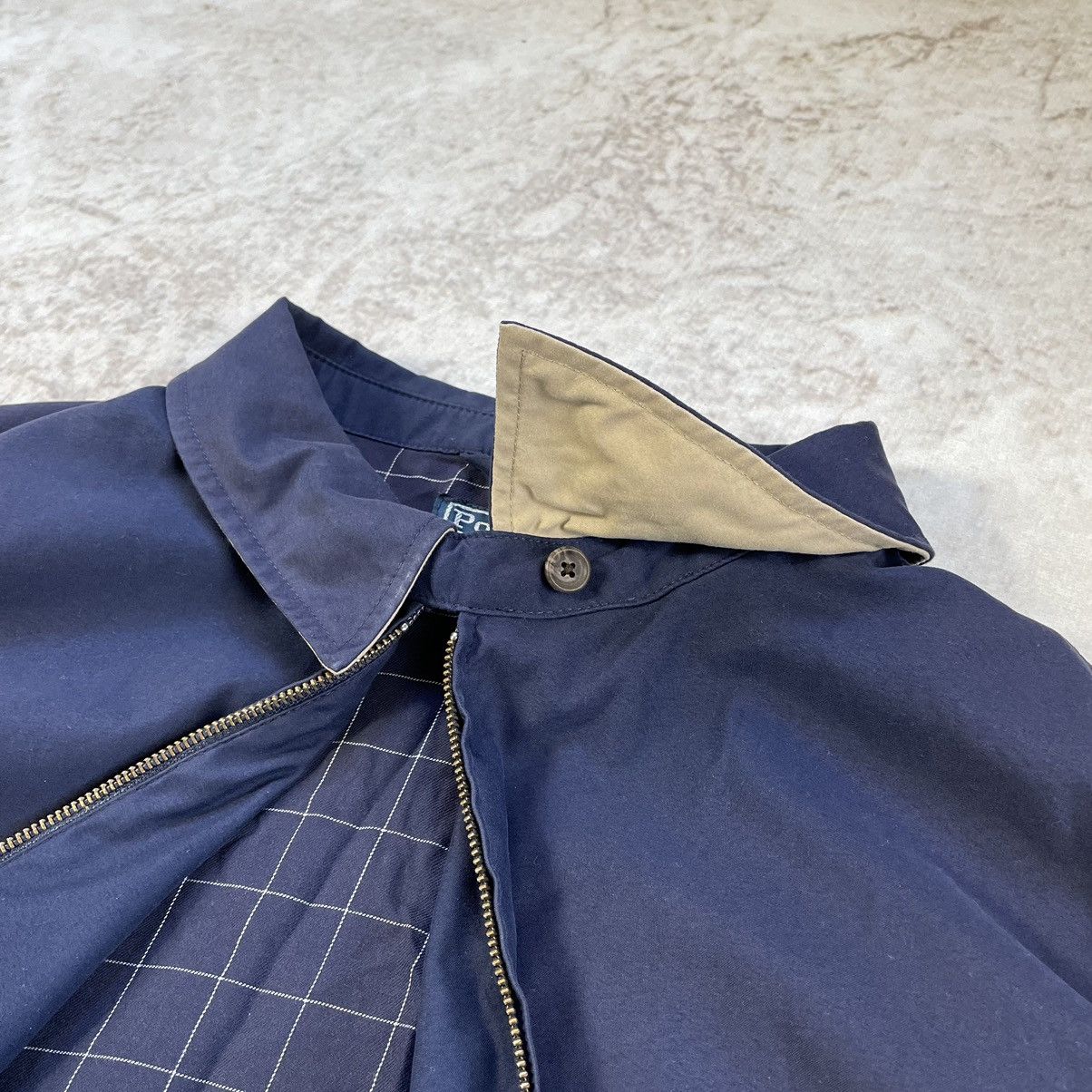 Polo Ralph Lauren × Vintage Polo Ralph Lauren Vintage Check Bomber Jacket / Sz 3XB Size US XXL / EU 58 / 5 - 10 Thumbnail