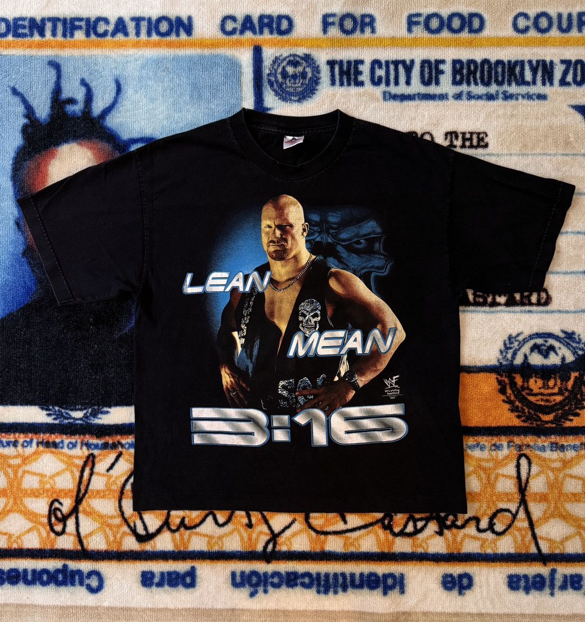 WWF Vintage Stone Cold Steve Austin Size US L / EU 52-54 / 3 - 1 Thumbnail