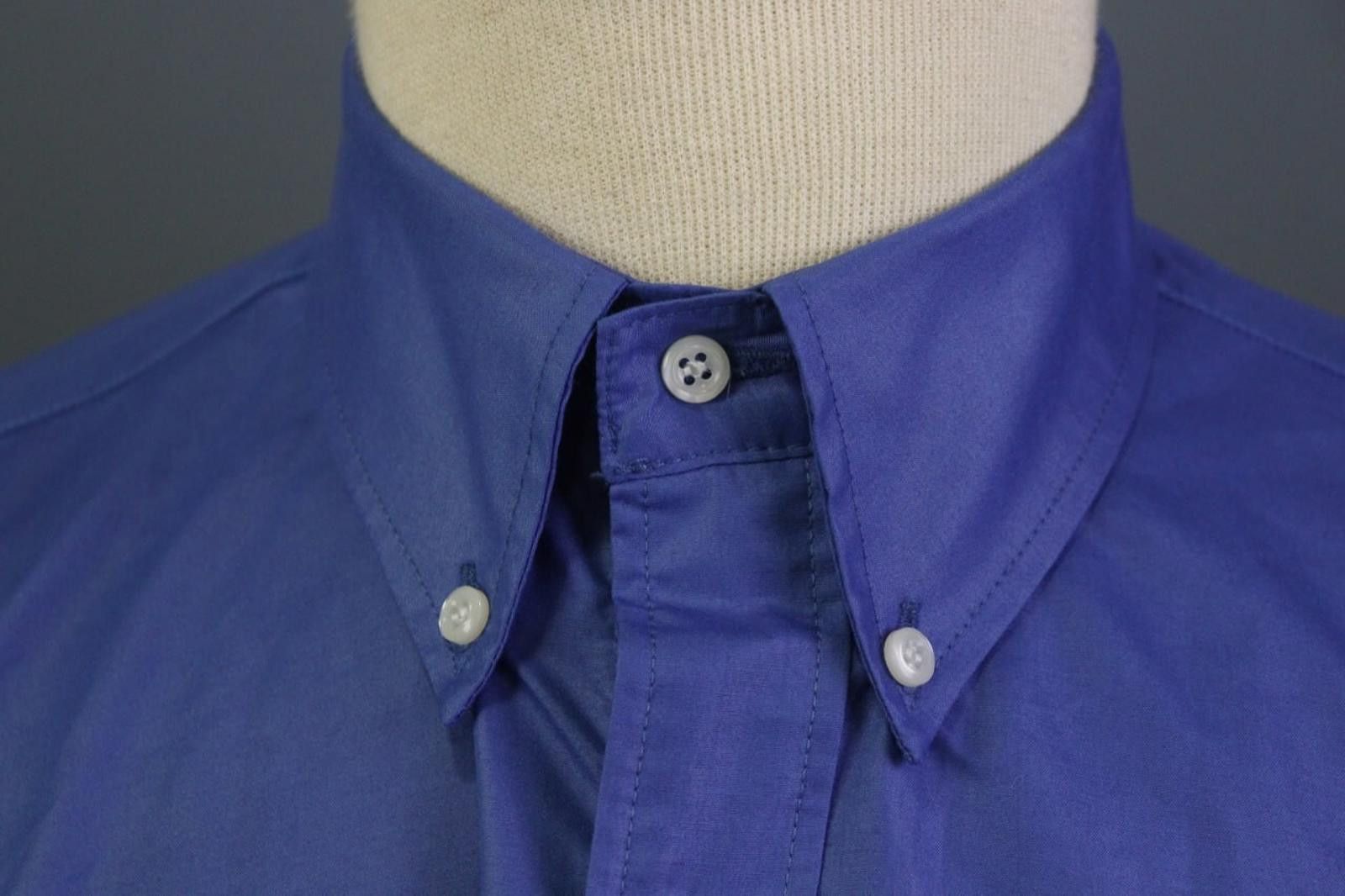 Kenzo Kenzo Blue Collared Chest Pocket Button Down Shirt Size L Size US L / EU 52-54 / 3 - 7 Thumbnail