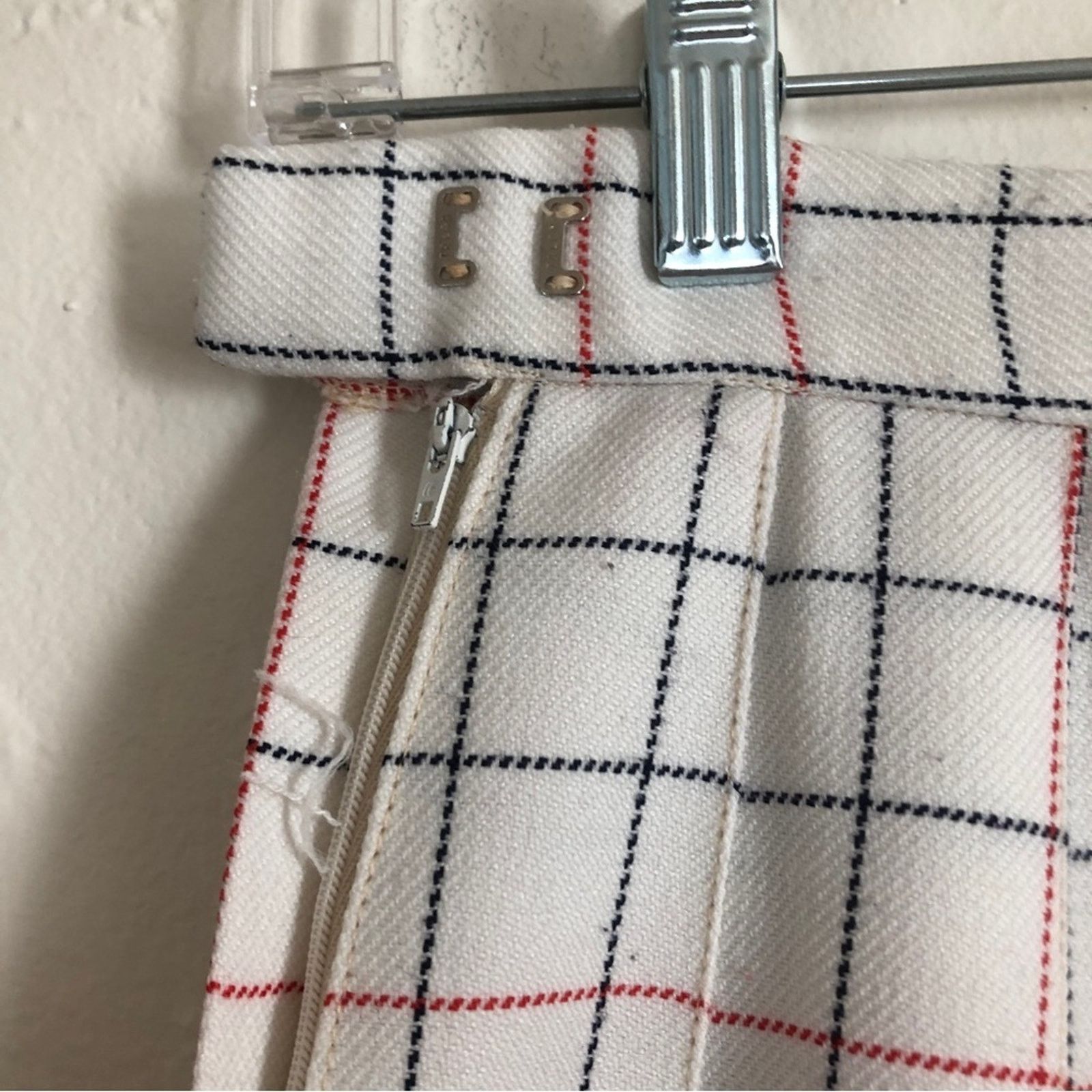 Other Pendleton Windowpane Plaid Classic Box Pleat Pleated Skirt Size 34" / US 12 / IT 48 - 6 Thumbnail