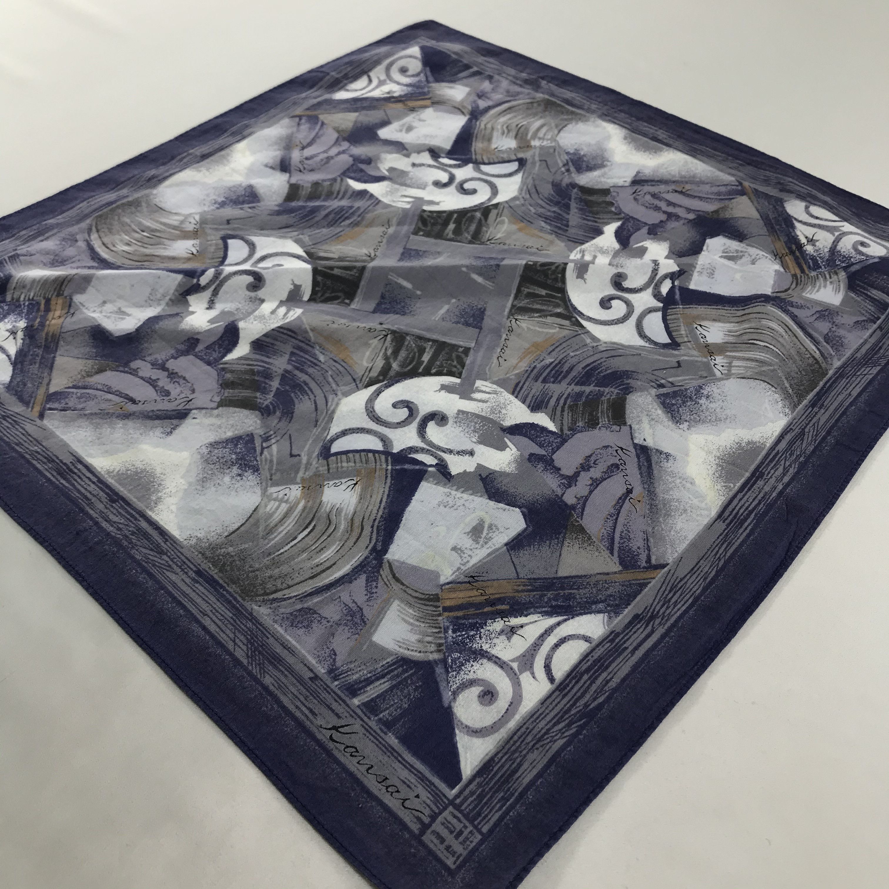 Kansai Yamamoto × Vintage Kansai Yamamoto Bandana/ Handkerchief / Neckerchief Size ONE SIZE - 4 Thumbnail