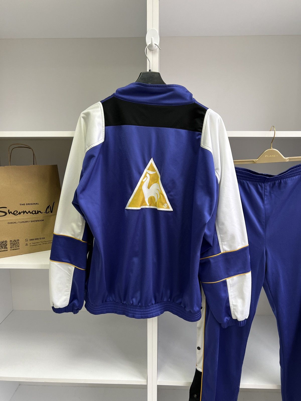 Le Coq Sportif × Vintage Vintage 90s Le CoQ Sportif tracksuit Size US L / EU 52-54 / 3 - 13 Thumbnail