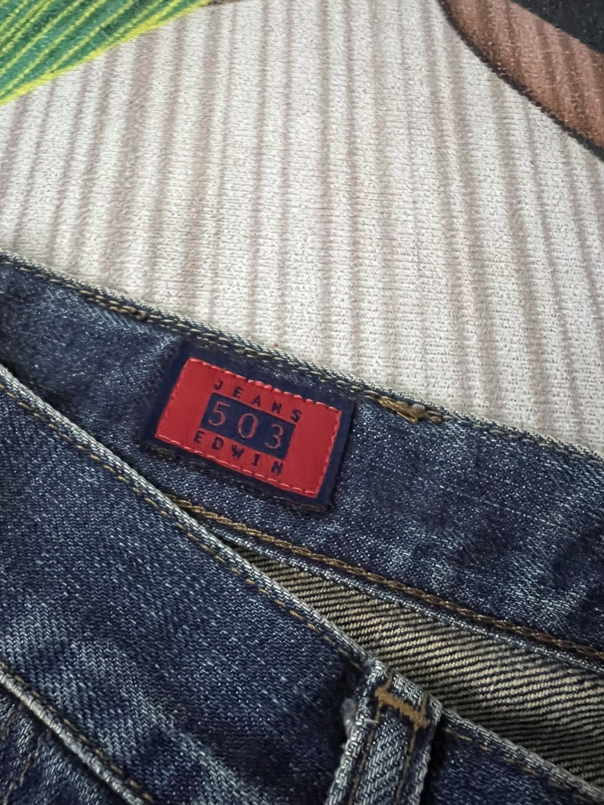 Edwin VINTAGE EDWIN 503 DISTRESSED JEANS Size US 30 / EU 46 - 15 Thumbnail