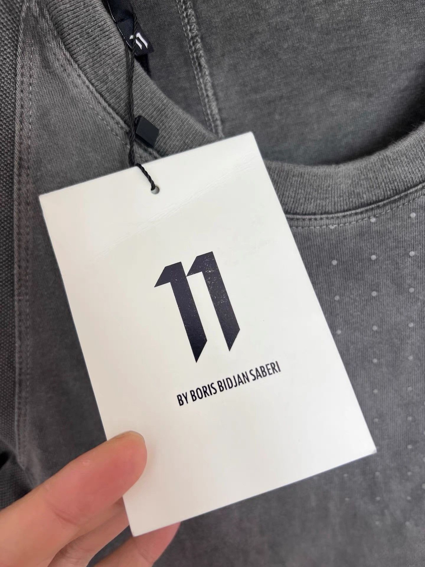 11 By Boris Bidjan Saberi 11by BBS Faded Cotton 3M T-Shirt K35 Size XXS / US 00 / IT 34 - 9 Thumbnail
