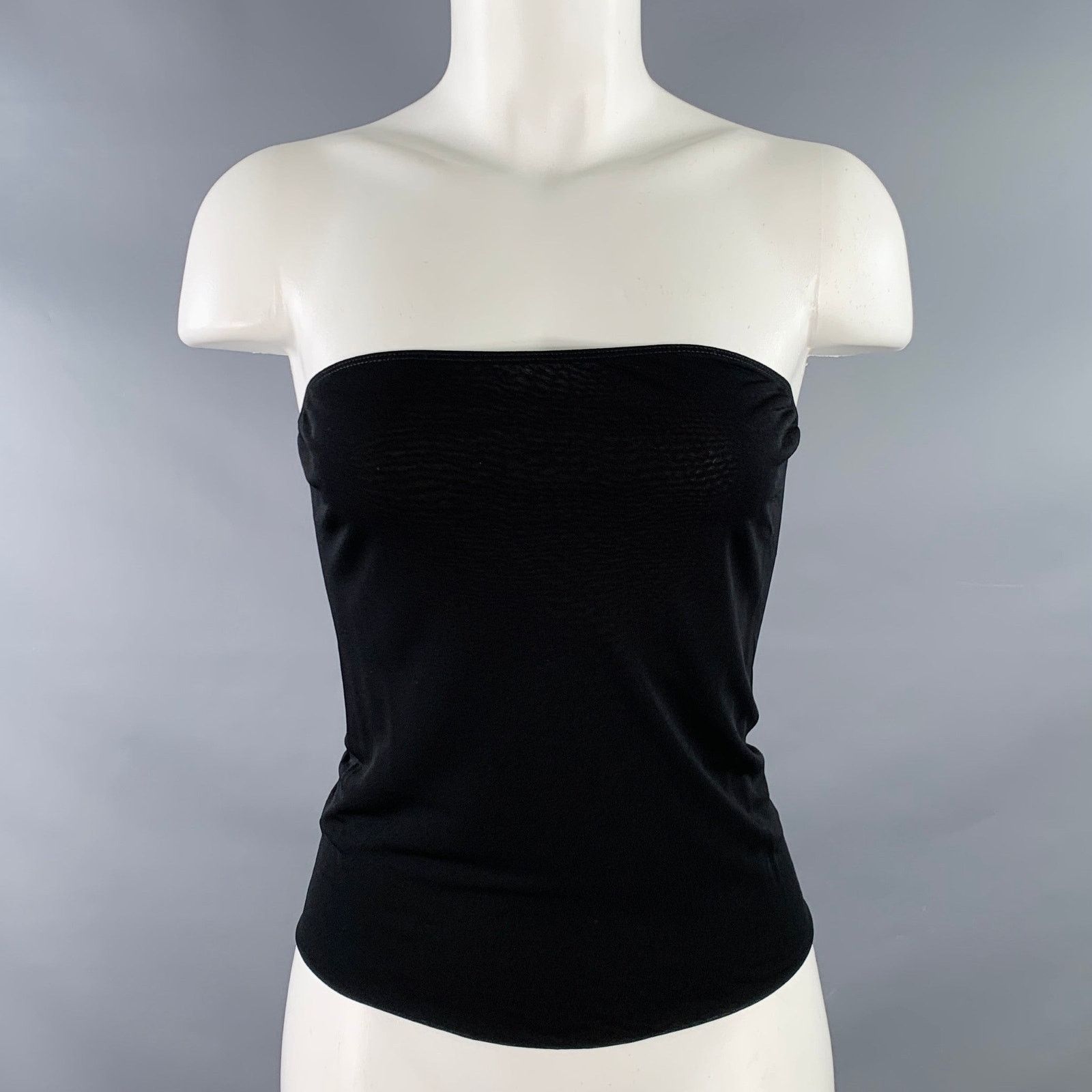 Rosetta Getty ROSETTA GETTY Size M Black Viscose Tube Casual Top Size M / US 6-8 / IT 42-44 - 1 Thumbnail