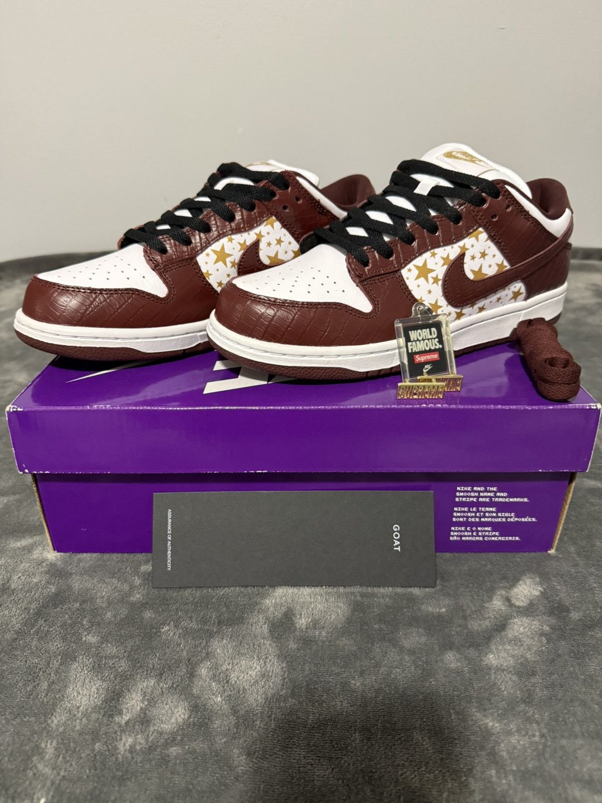 Nike SB Supreme Dunk Low Barkroot Brown - Main Image