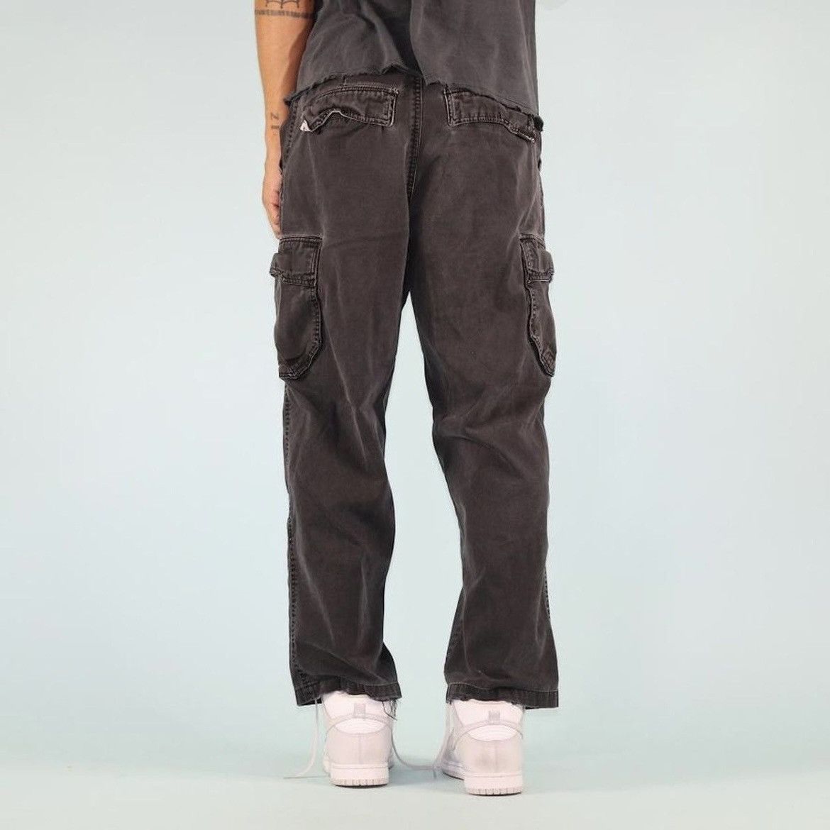 Vintage Vintage 2000s Transnine Baggy Cargos Size US 33 - 3 Thumbnail