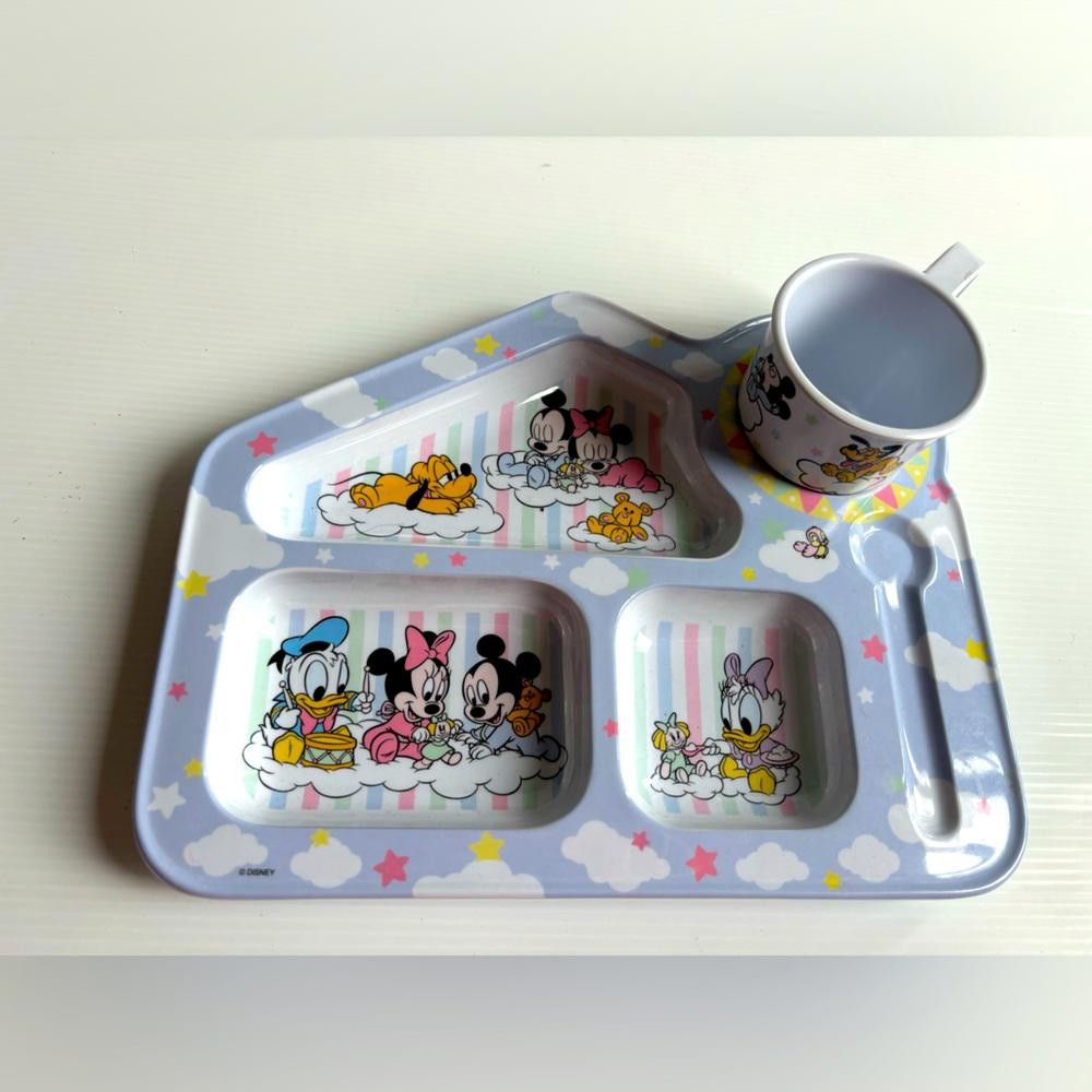 Disney Disney Mickey and Minnie Hard Plastic Toddler Plate Size ONE SIZE - 1 Thumbnail