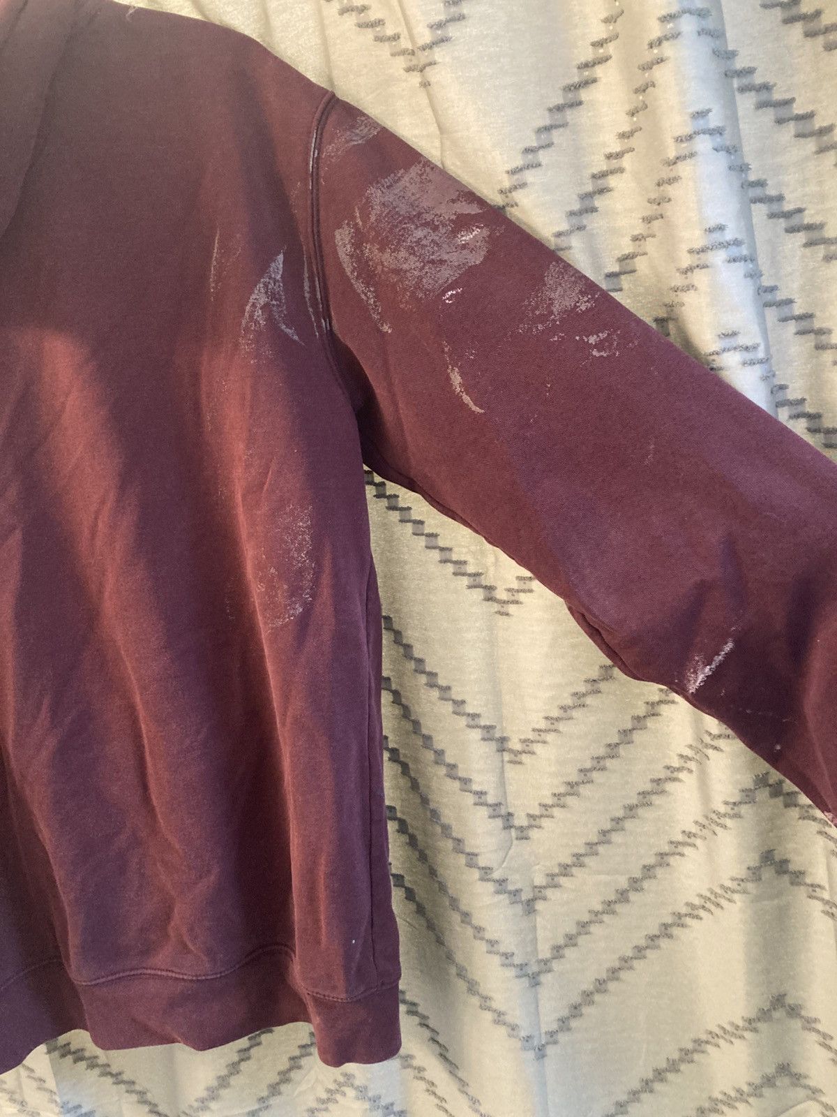 Carhartt Carhartt burgundy distressed hoodie Size US M / EU 48-50 / 2 - 4 Thumbnail