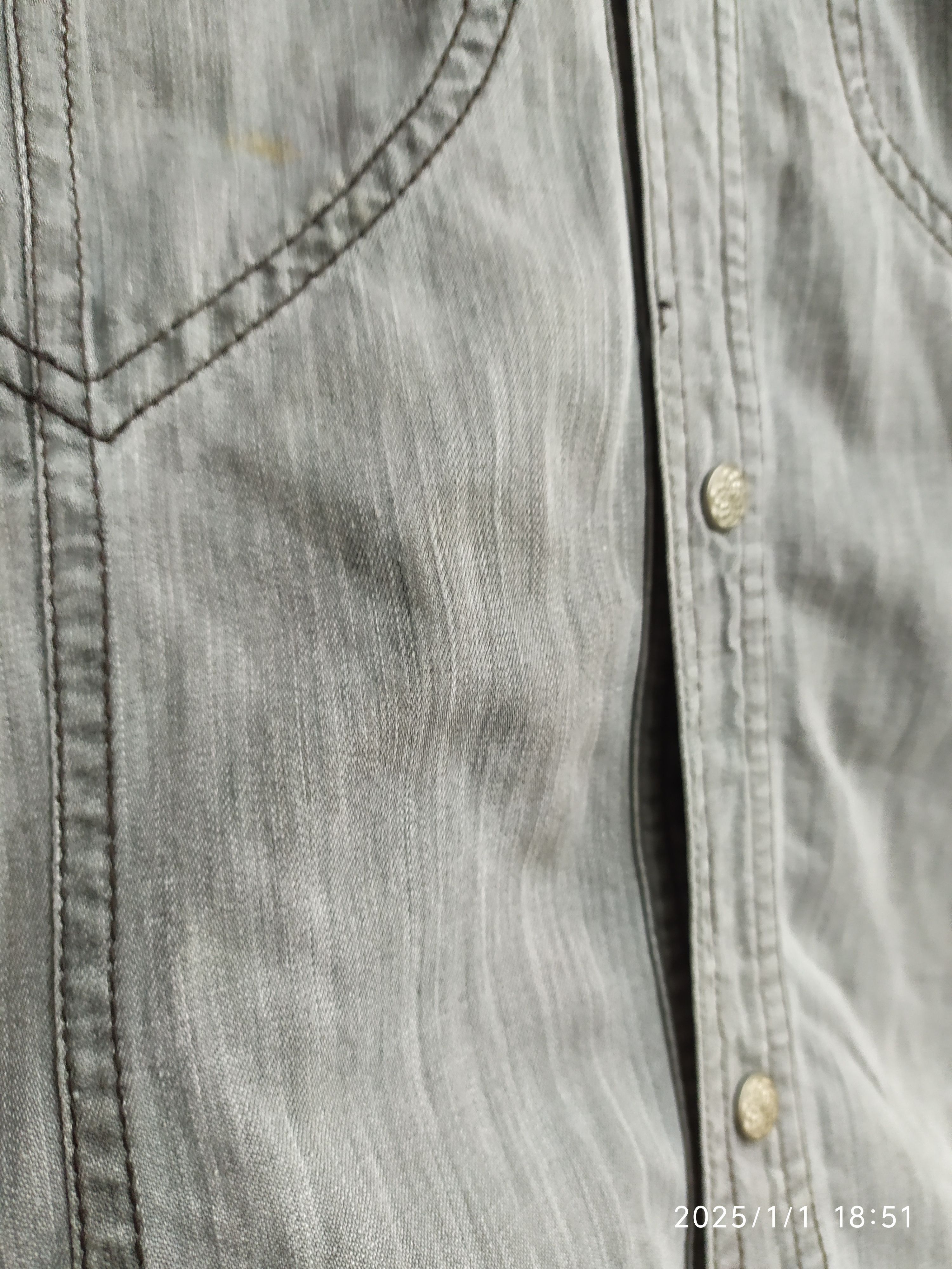 If Six Was Nine × Japanese Brand × Le Grande Bleu (L.G.B.) Japanese Nicole Club For Men ButtonUp Shirt Jeans Style Size US M / EU 48-50 / 2 - 8 Thumbnail