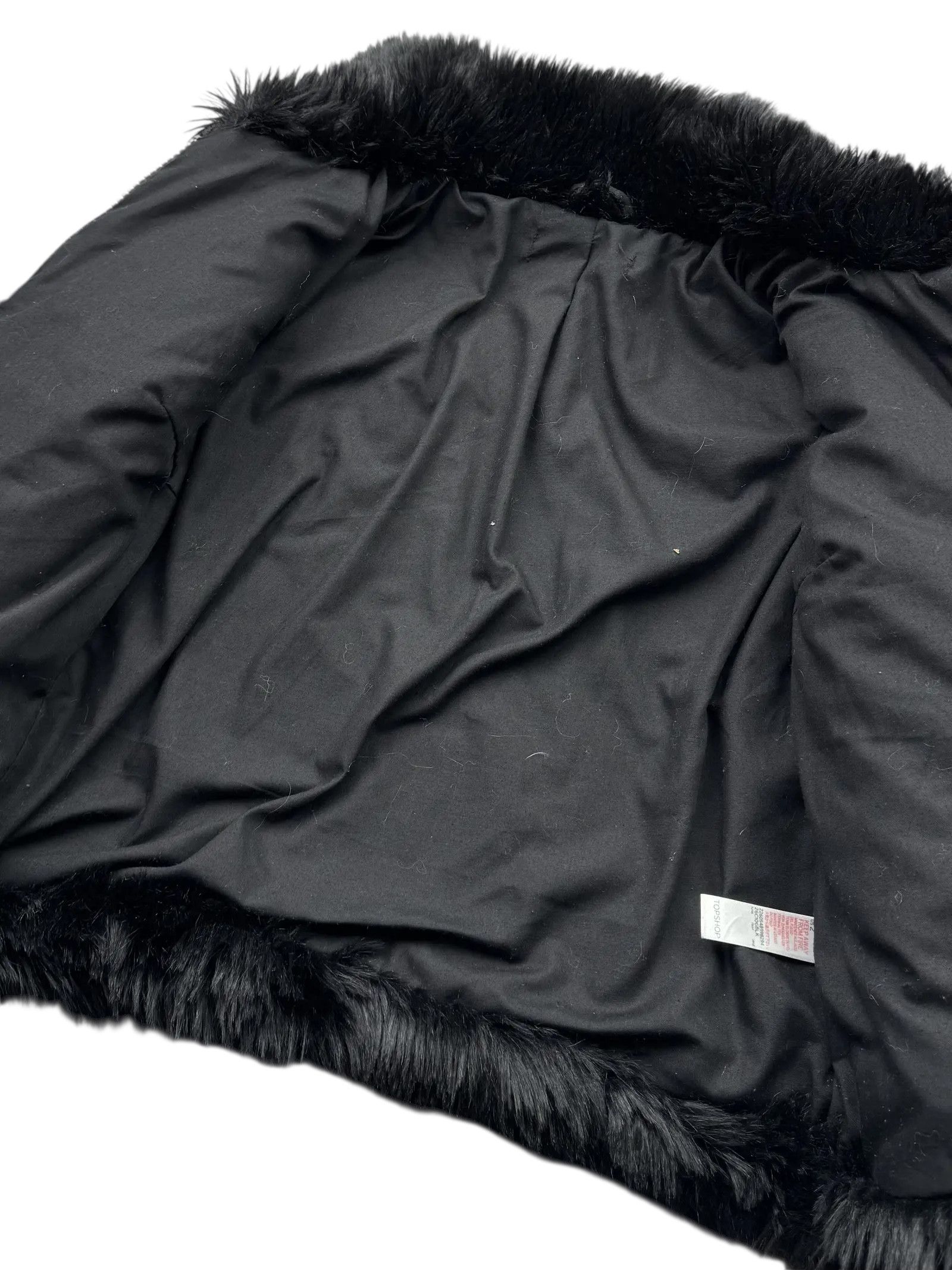 Japanese Brand Y2K Cropped Faux Fur Jacket(V280) Size S / US 4 / IT 40 - 3 Thumbnail