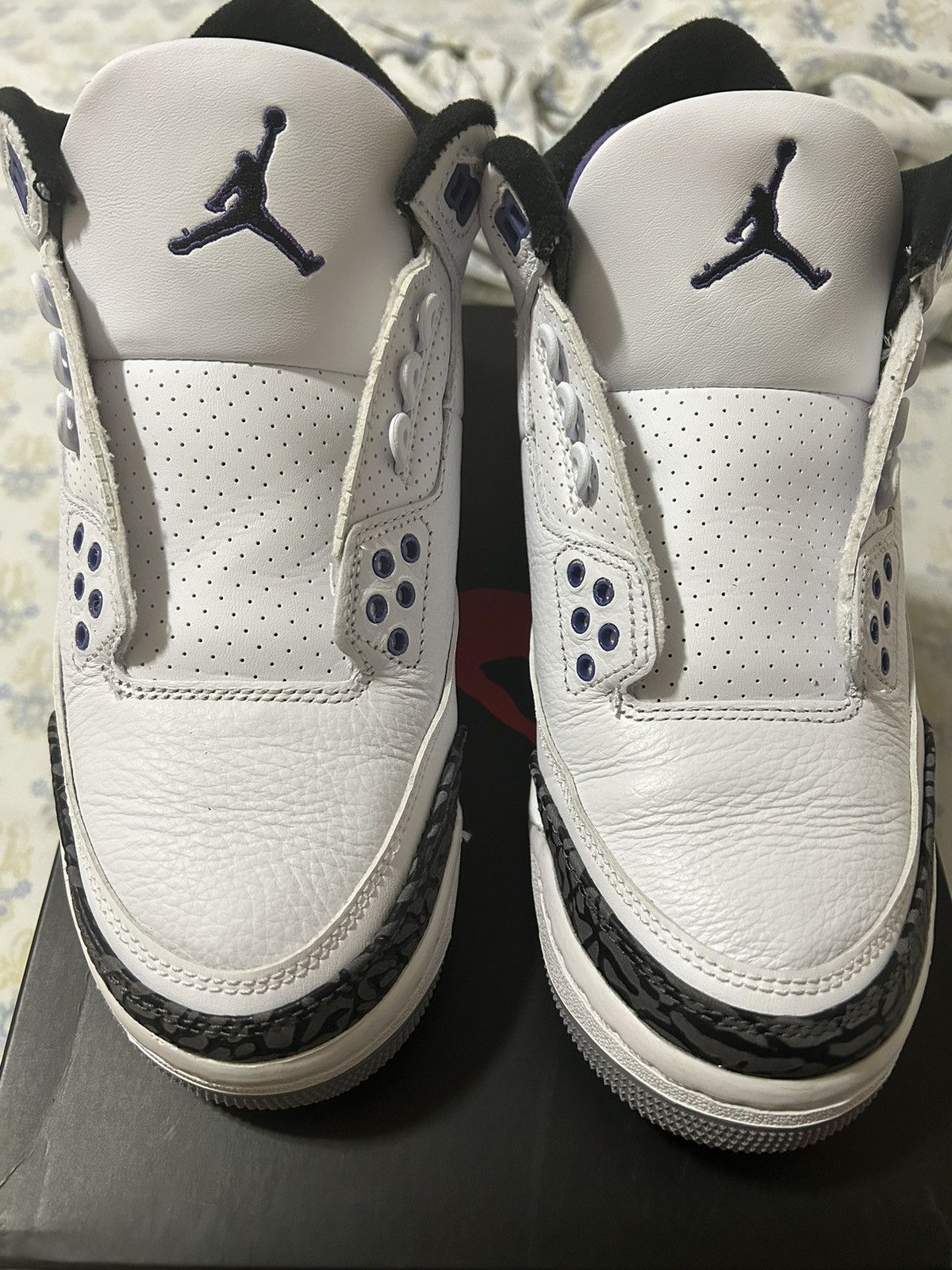 Jordan Brand Air Jordan 3 Retro ‘Dark Iris’ Size US 7 / EU 40 - 1 Thumbnail