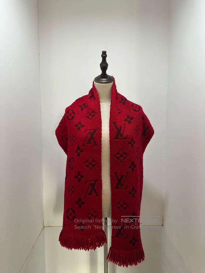Louis Vuitton Louis Vuitton Reversible presbyopic full print wool scarf Size ONE SIZE - 1 Thumbnail