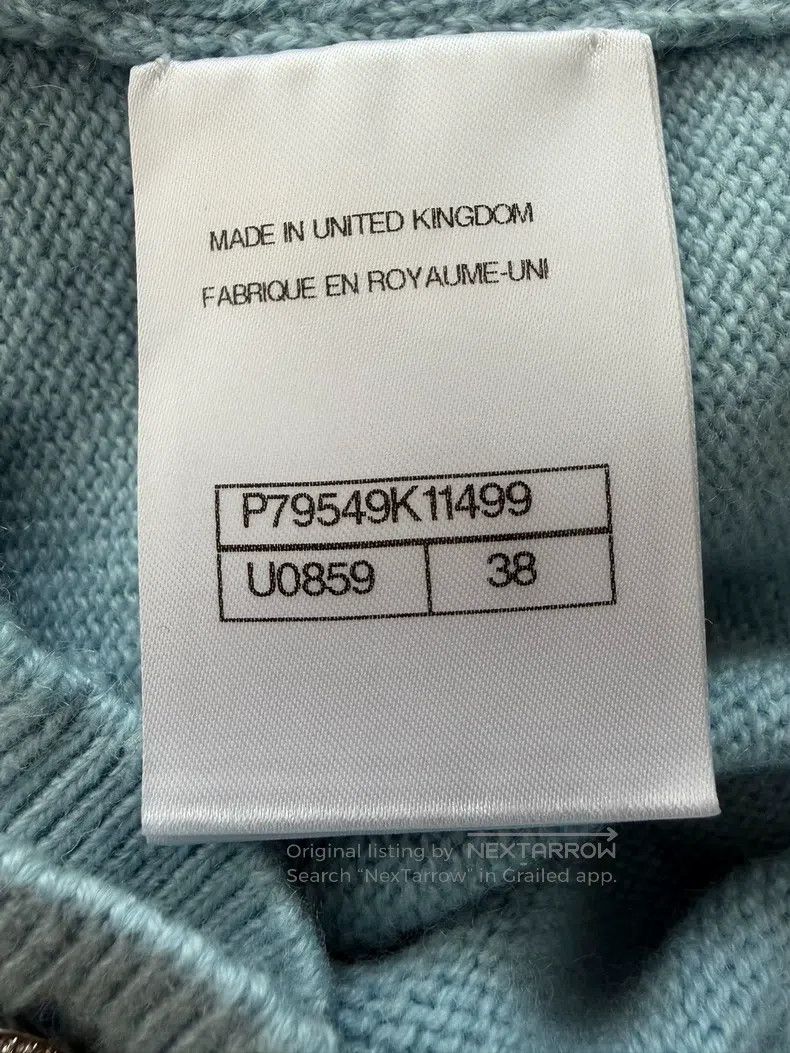 Chanel Chanel Blue double-sided cashmere knitted cardigan coat Size XS / US 0-2 / IT 36-38 - 5 Thumbnail