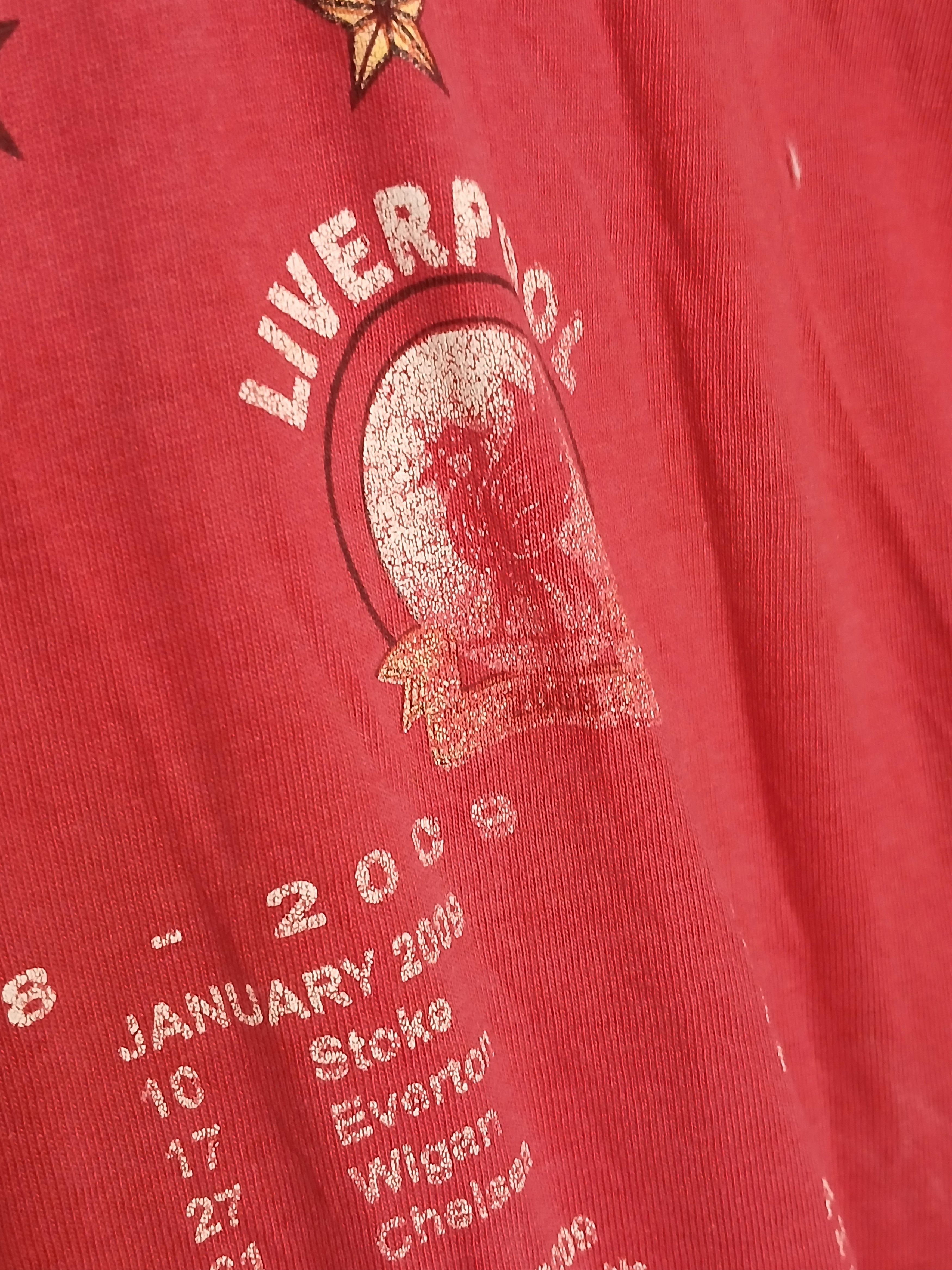 Vintage Liverpool 08/09 Football T-Shirt Size US L / EU 52-54 / 3 - 6 Thumbnail