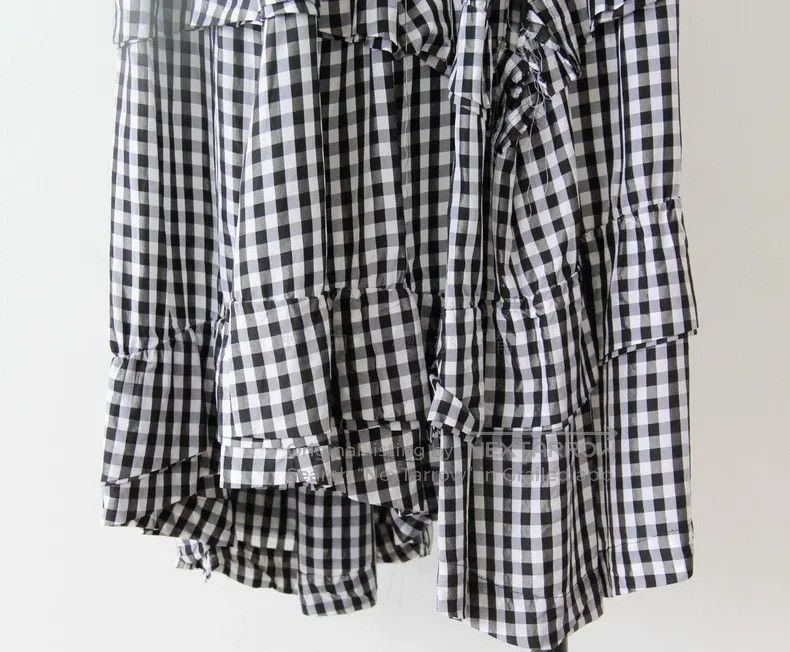 Comme des Garcons Comme Des Garcons size M Layered Ruffled Cutout Design Pla Size 23" - 4 Thumbnail