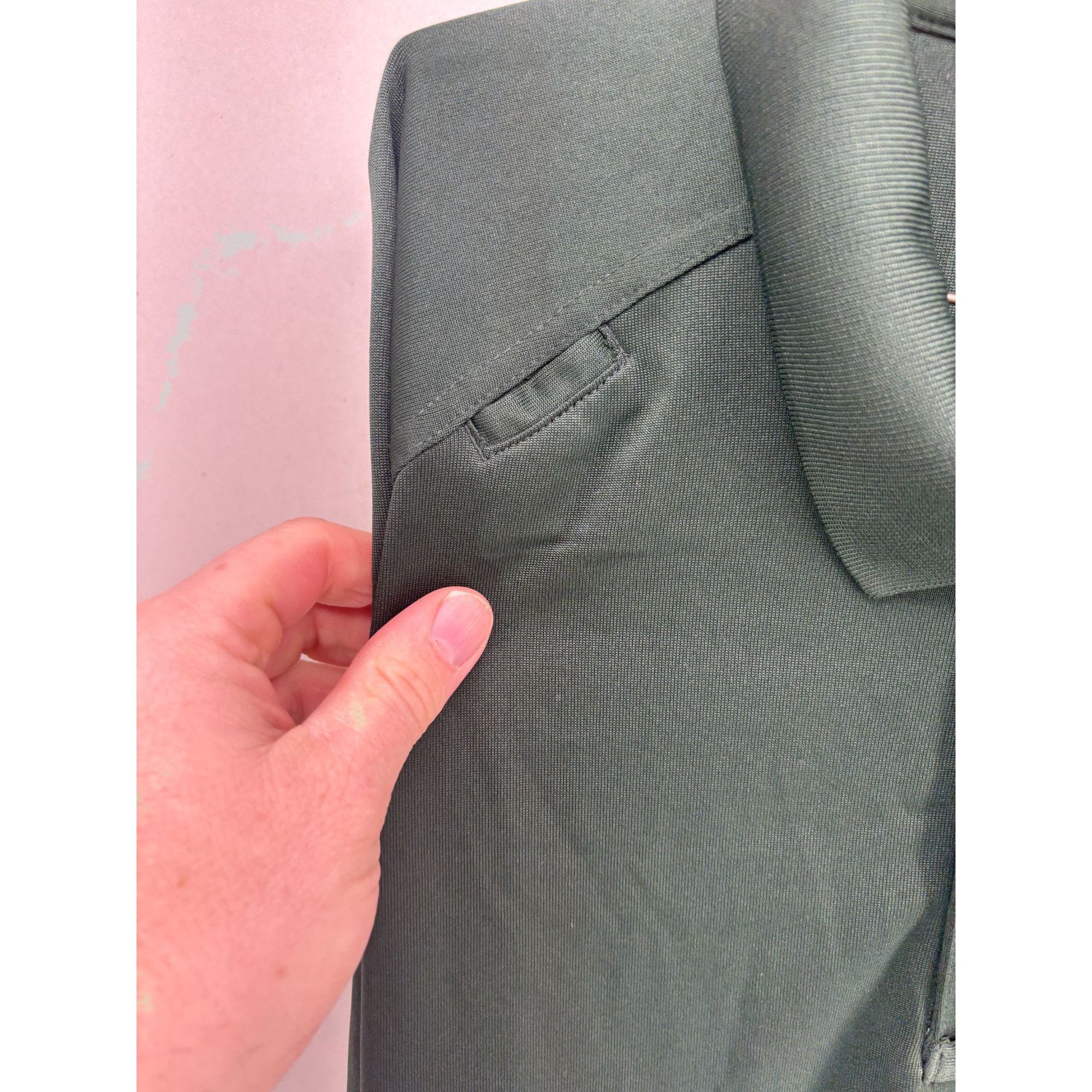 5.11 5.11 Tactical Polo Shirt Men's XL Green Long Sleeve Utility Size US XL / EU 56 / 4 - 5 Thumbnail