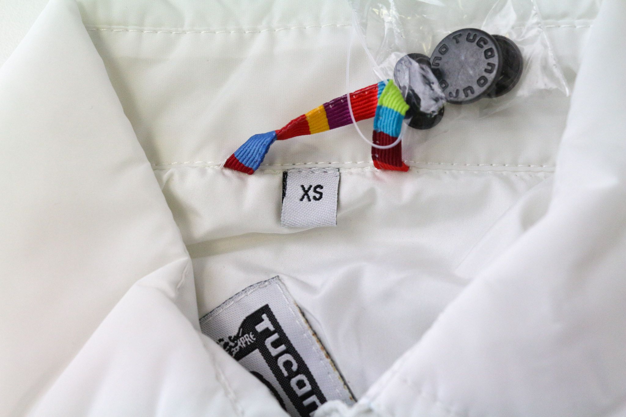 Other LORI XS Off-White Windproof Collared Moto Jacket 75797 Size XS / US 0-2 / IT 36-38 - 7 Thumbnail