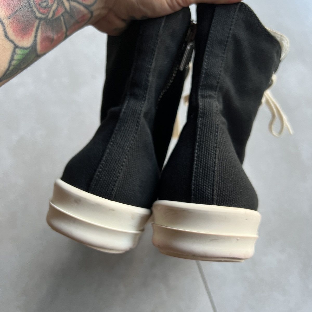 Rick Owens × Rick Owens Drkshdw (Last Drop) Rick Owens Wrap Ramones Size US 9 / EU 42 - 7 Thumbnail