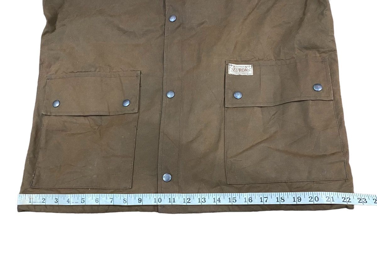 Vintage Rare EUROA Waxed Jacket Zipper Size US M / EU 48-50 / 2 - 20 Thumbnail