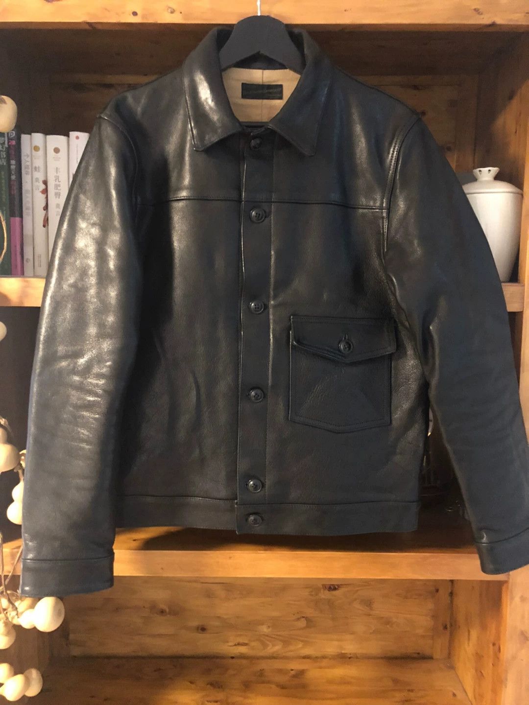 Other FEE 506 Vintage Buffalo Leather L Jacket Size US L / EU 52-54 / 3 - 1 Thumbnail